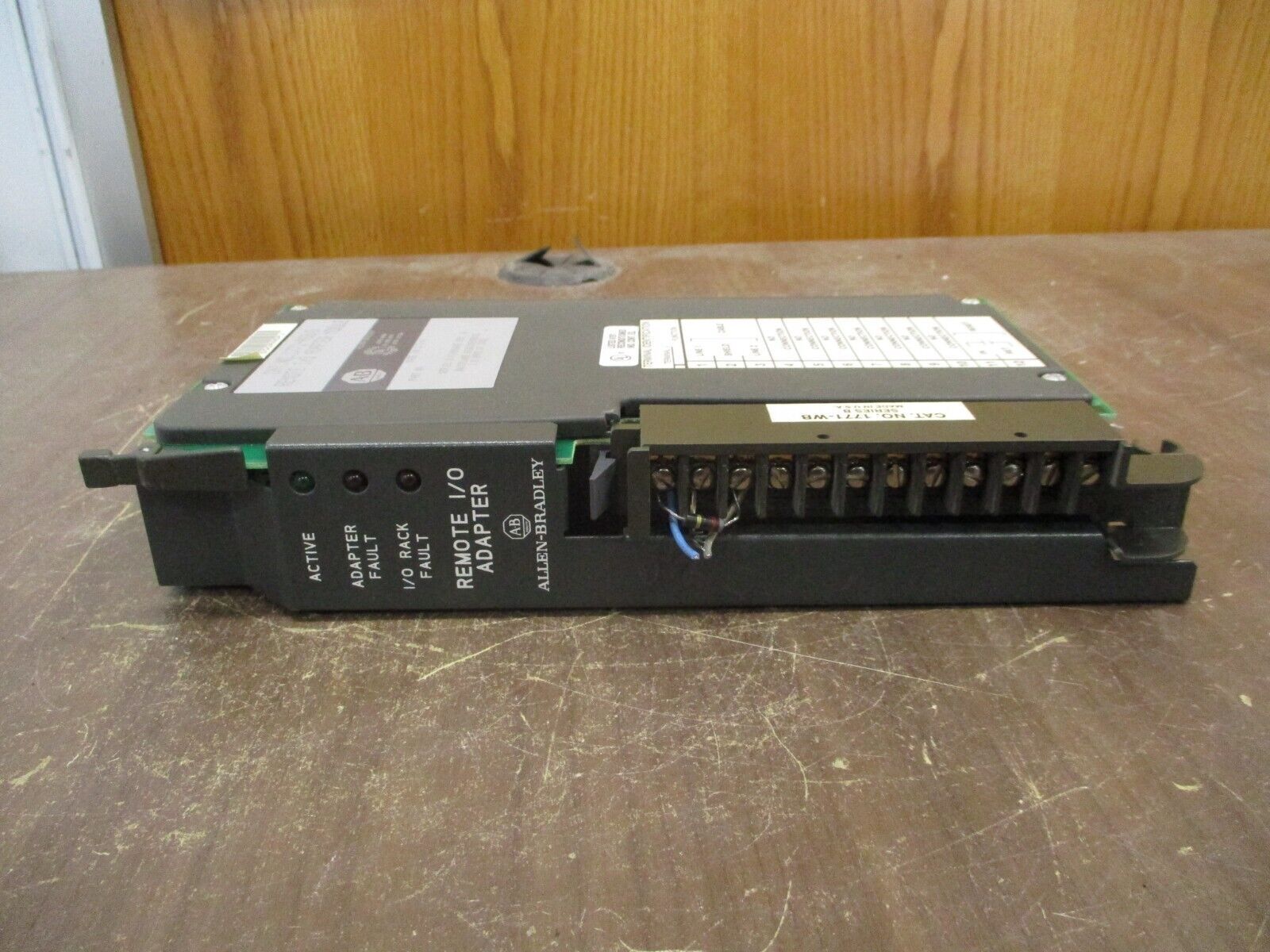 Allen-Bradley Remote I/O Adapter Module 1771-ASB D Ser. D F/W Rev. H Used