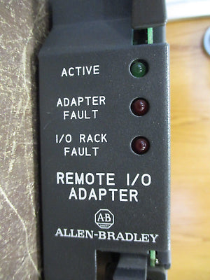 Allen-Bradley Remote I/O Adapter Module 1771-ASB D Ser. D F/W Rev. H Used
