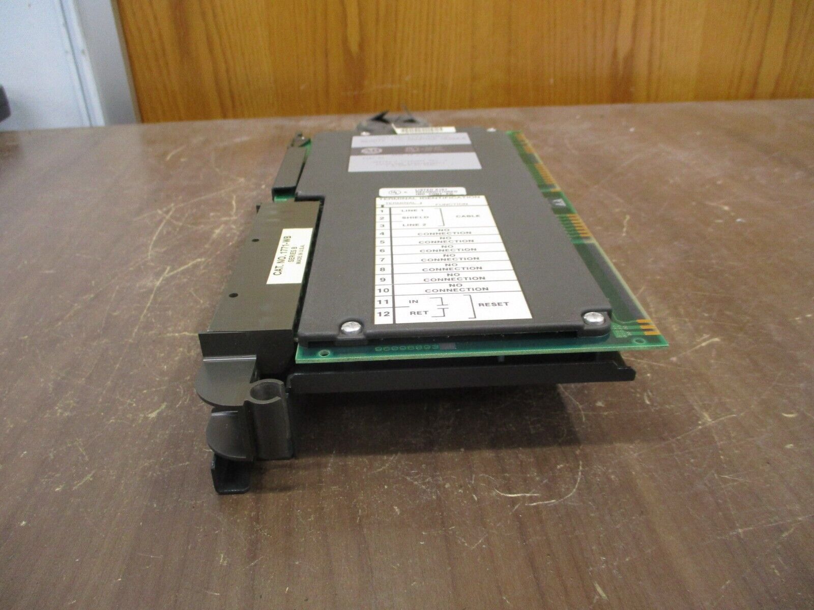 Allen-Bradley Remote I/O Adapter Module 1771-ASB D Ser. D F/W Rev. H Used