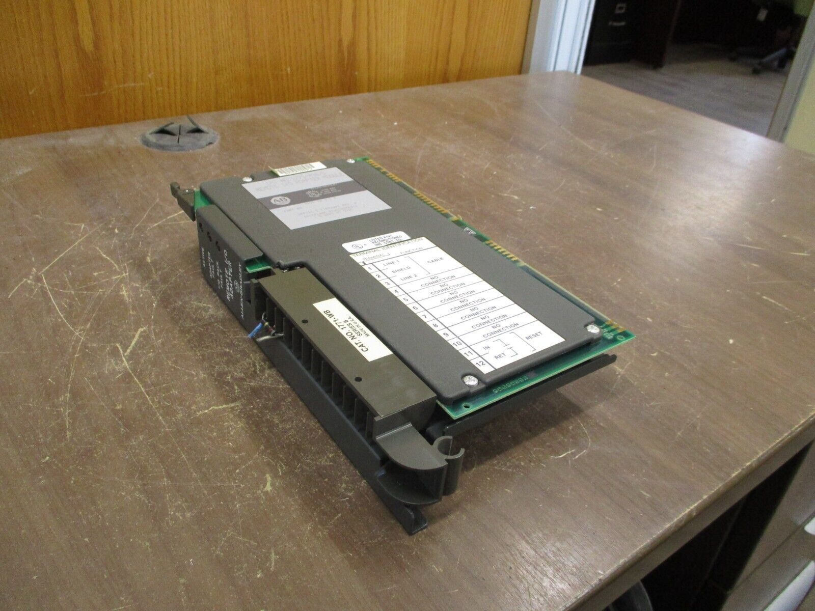 Allen-Bradley Remote I/O Adapter Module 1771-ASB D Ser. D F/W Rev. H Used