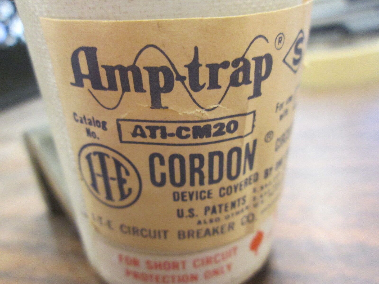 ITE Cordon Model A6MA Breaker Fuse ATI-CM20 800A Used