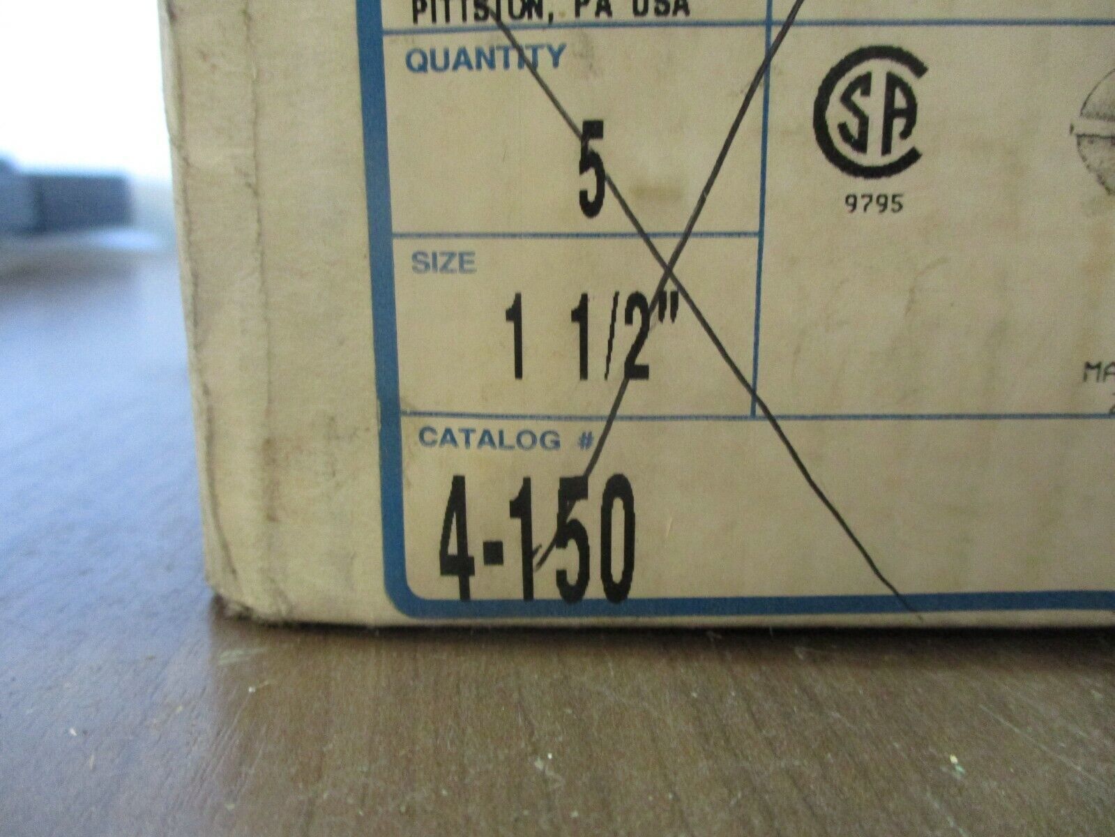 O-Z/Gedney 3-Piece Conduit Coupling 4-150 Size: 1 1/2" *Box of 5* New Surplus