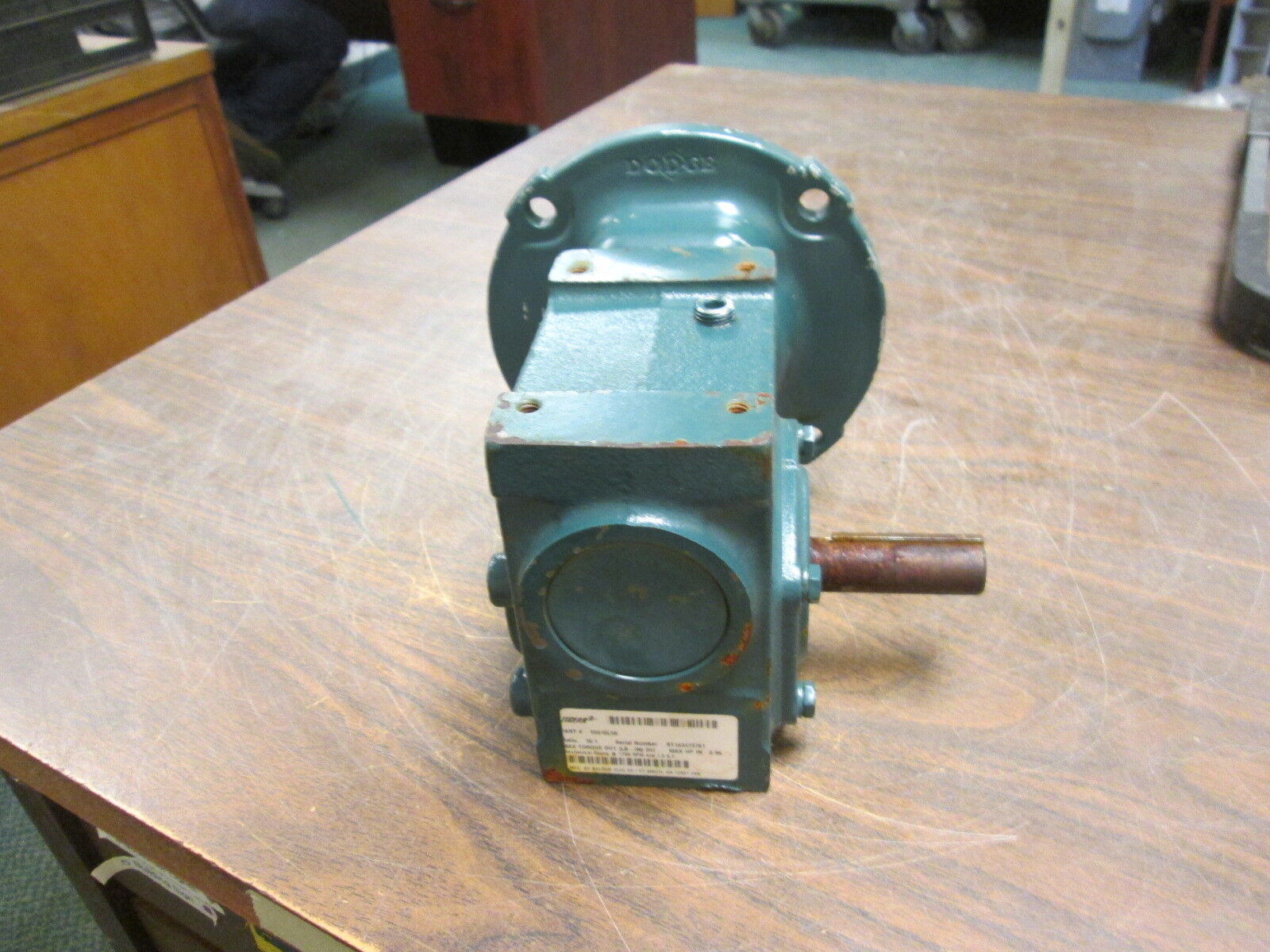 Dodge Tigear 2 Reducer 15Q15L56 Ratio 15:1 0.86HP In 392 In/Lb Torque Out Used