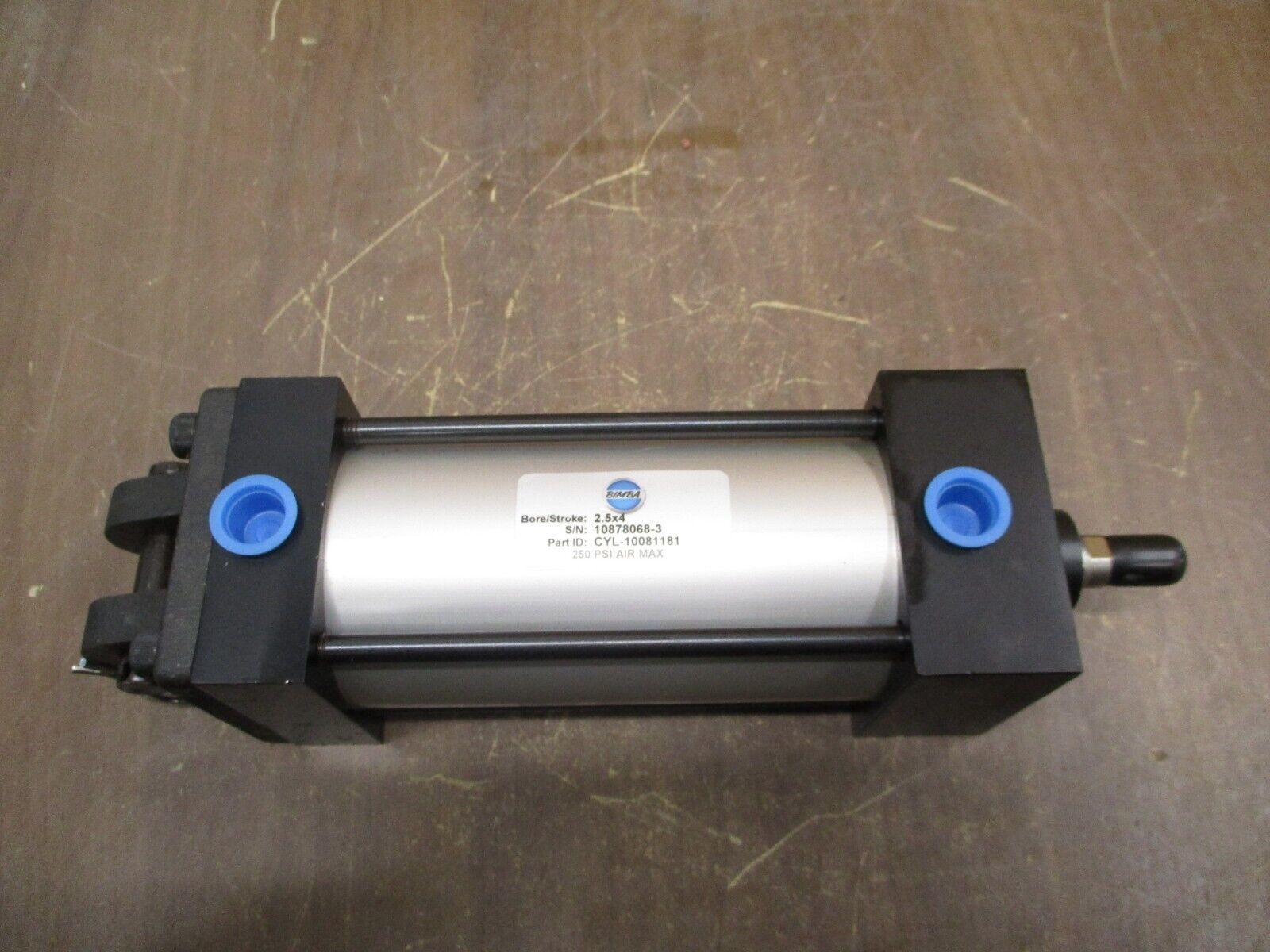 Bimba Pneumatic Air Cylinder CYL-10081181 250PSI Bore/Stroke: 2.5 x 4 *No Box*