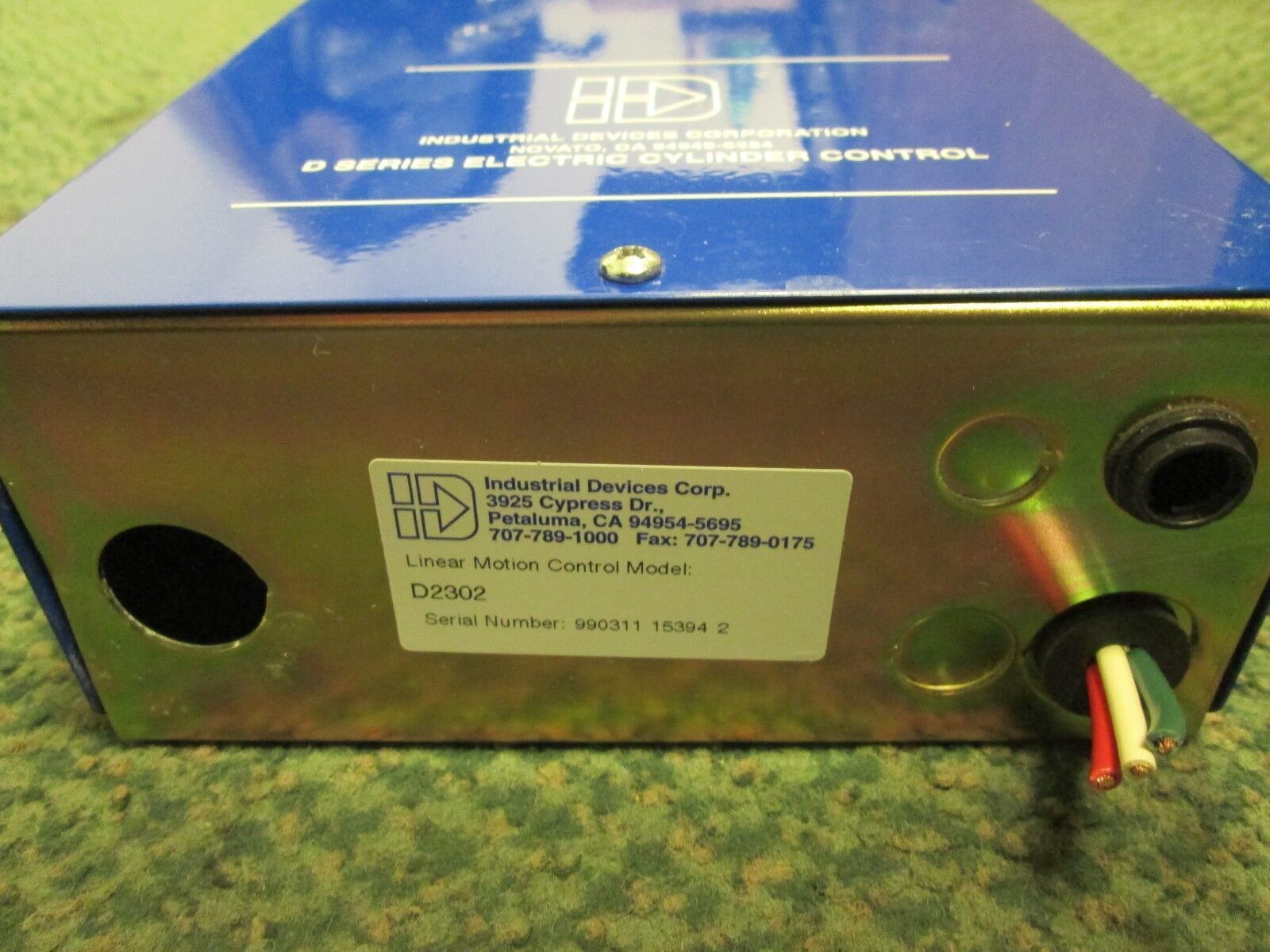 Industrial Devices Linear Motion Control D2302 Used