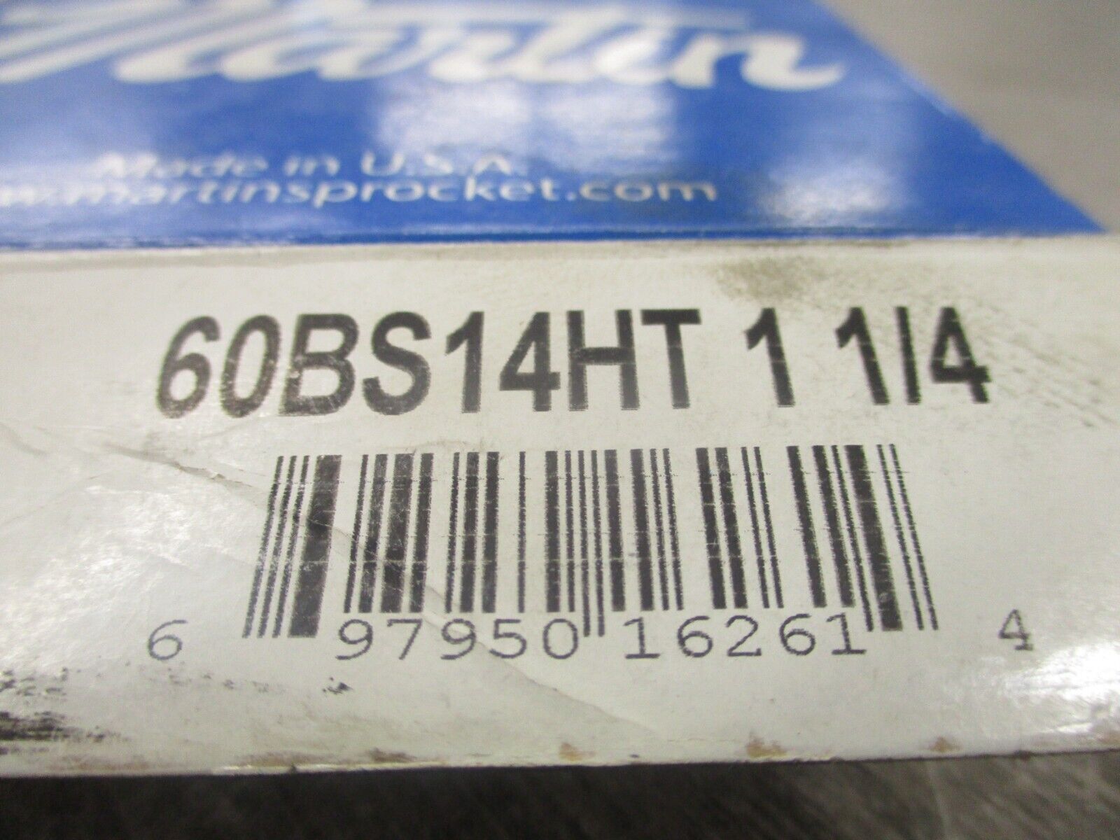 Martin Sabertooth Sprocket 60BS14HT 1 1/4 1 1/4" New Surplus