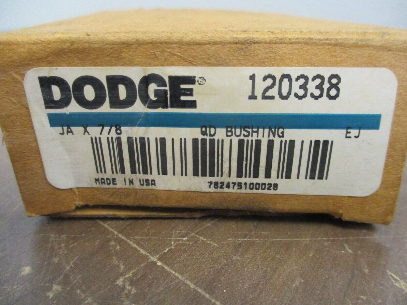 Dodge JA X 7/8 QD Bushing 120338 7/8" New Surplus