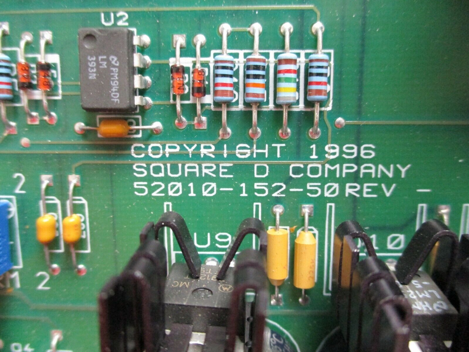 Square D Control Board 52010-152-50 Used