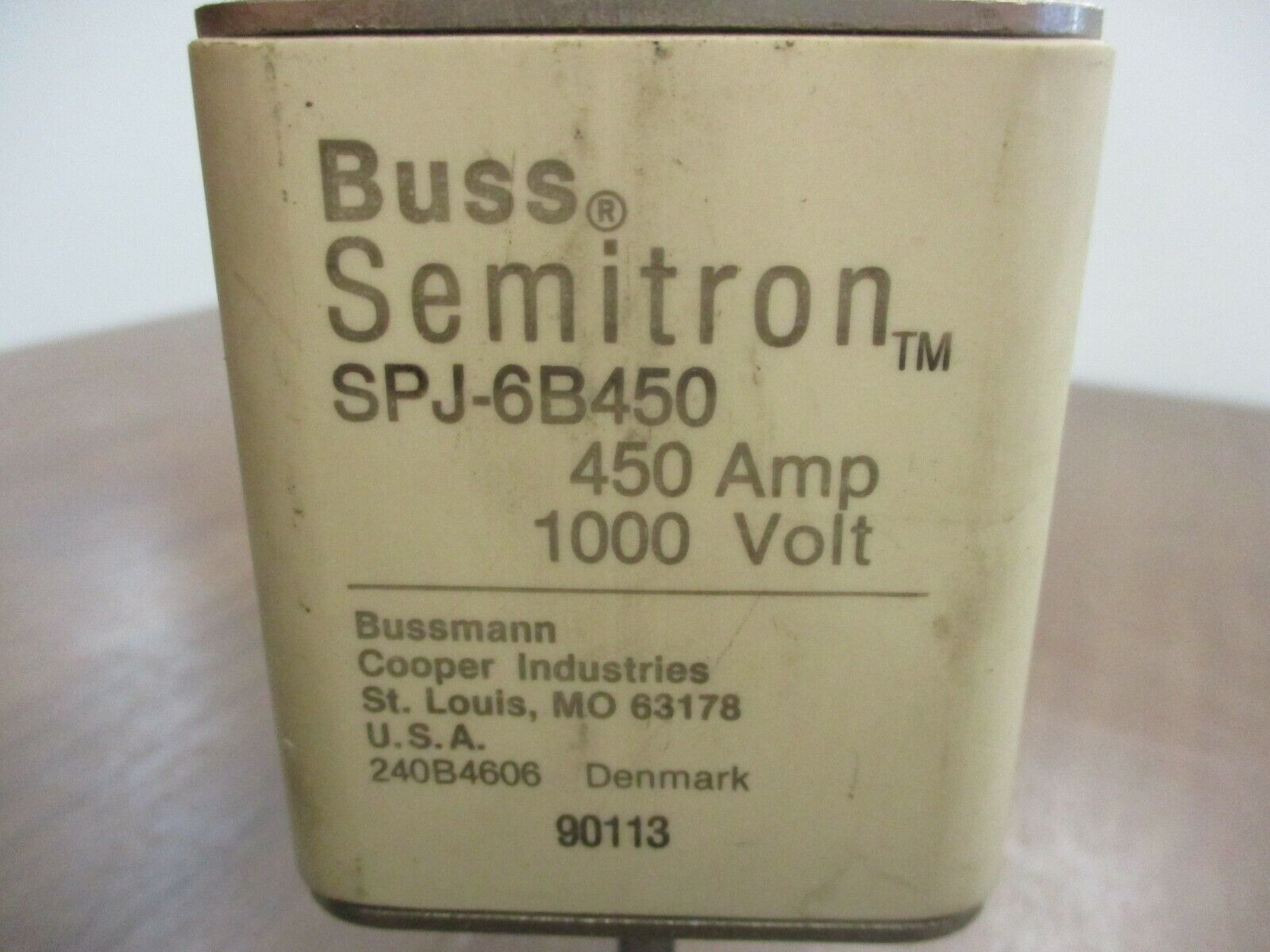 Buss Semitron Fuse SPJ-6B450 450A 1000V Used