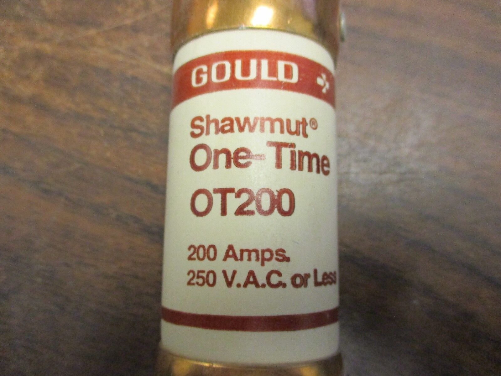 Gould Shawmut One-Time Fuse OT200 200A 250V New Surplus