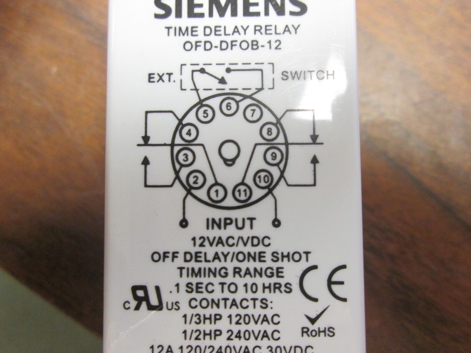 Siemens Time Delay Relay OFD-DFOB-12 24V New Surplus