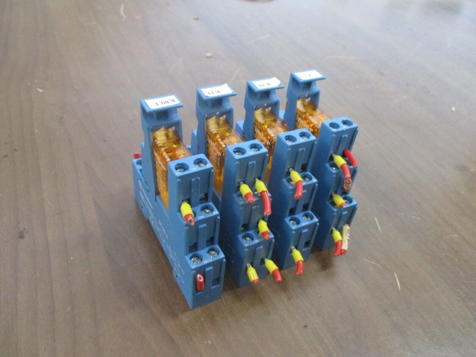 Finder Relay w/ Base 40.52 24V 50/60Hz *Lot of 4* Used