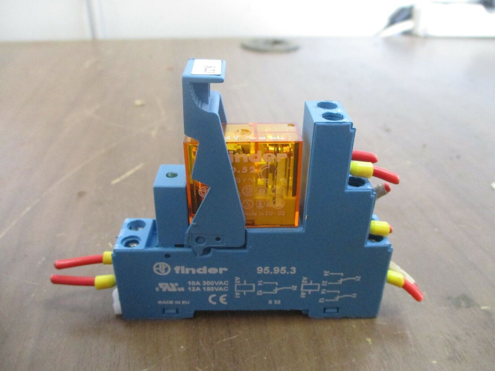 Finder Relay w/ Base 40.52 24V 50/60Hz *Lot of 4* Used