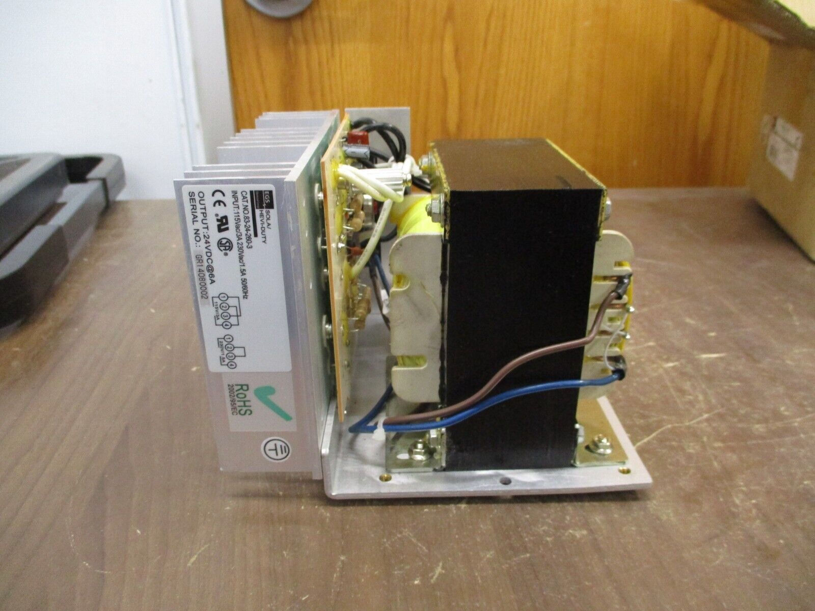 Sola/Hevi-Duty Power Supply 83-24-260-3 Output: 24VDC 6A New Surplus