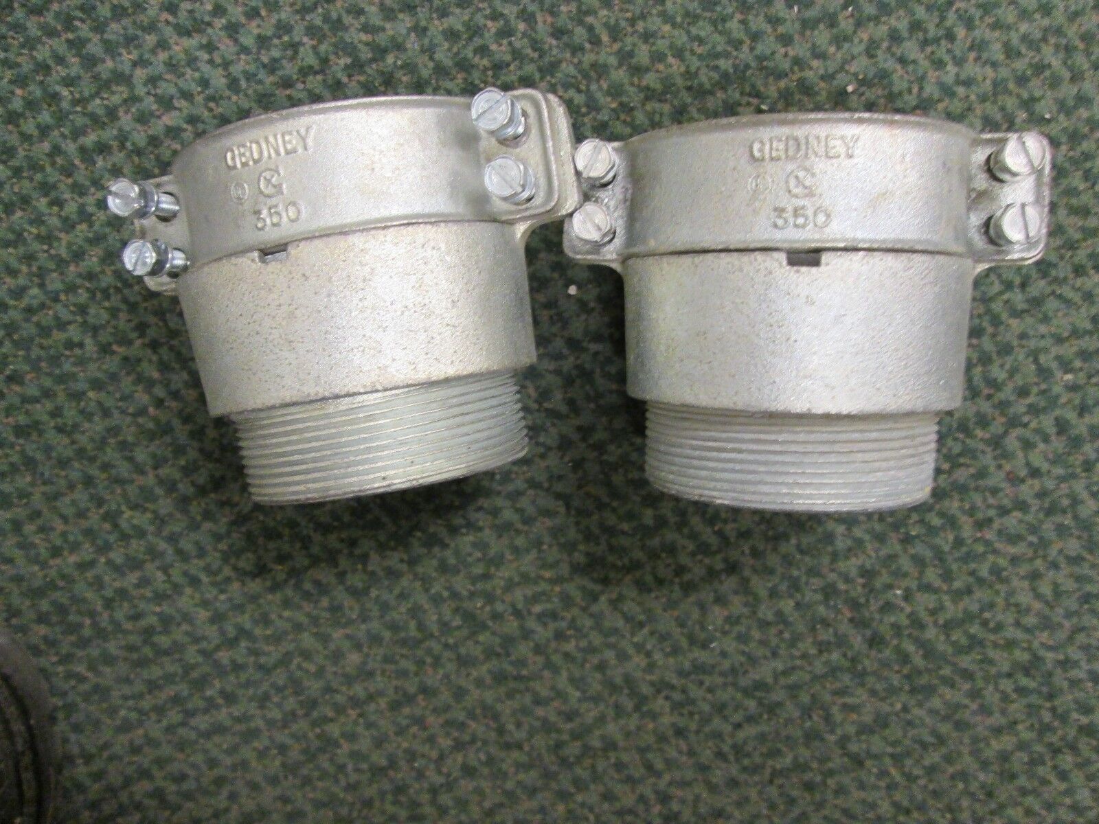 Oz Gedney Clamp Connector, Size 3.5", Lot of 2, Used
