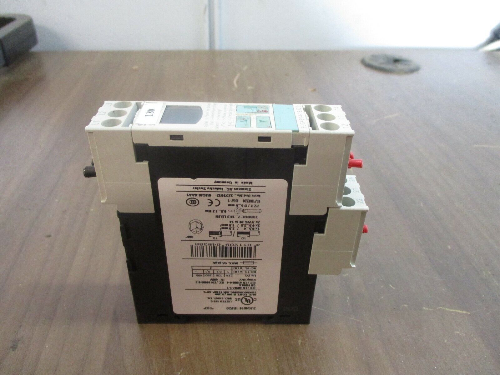 Siemens Monitoring Relay 3UG4614-1BR20 Used