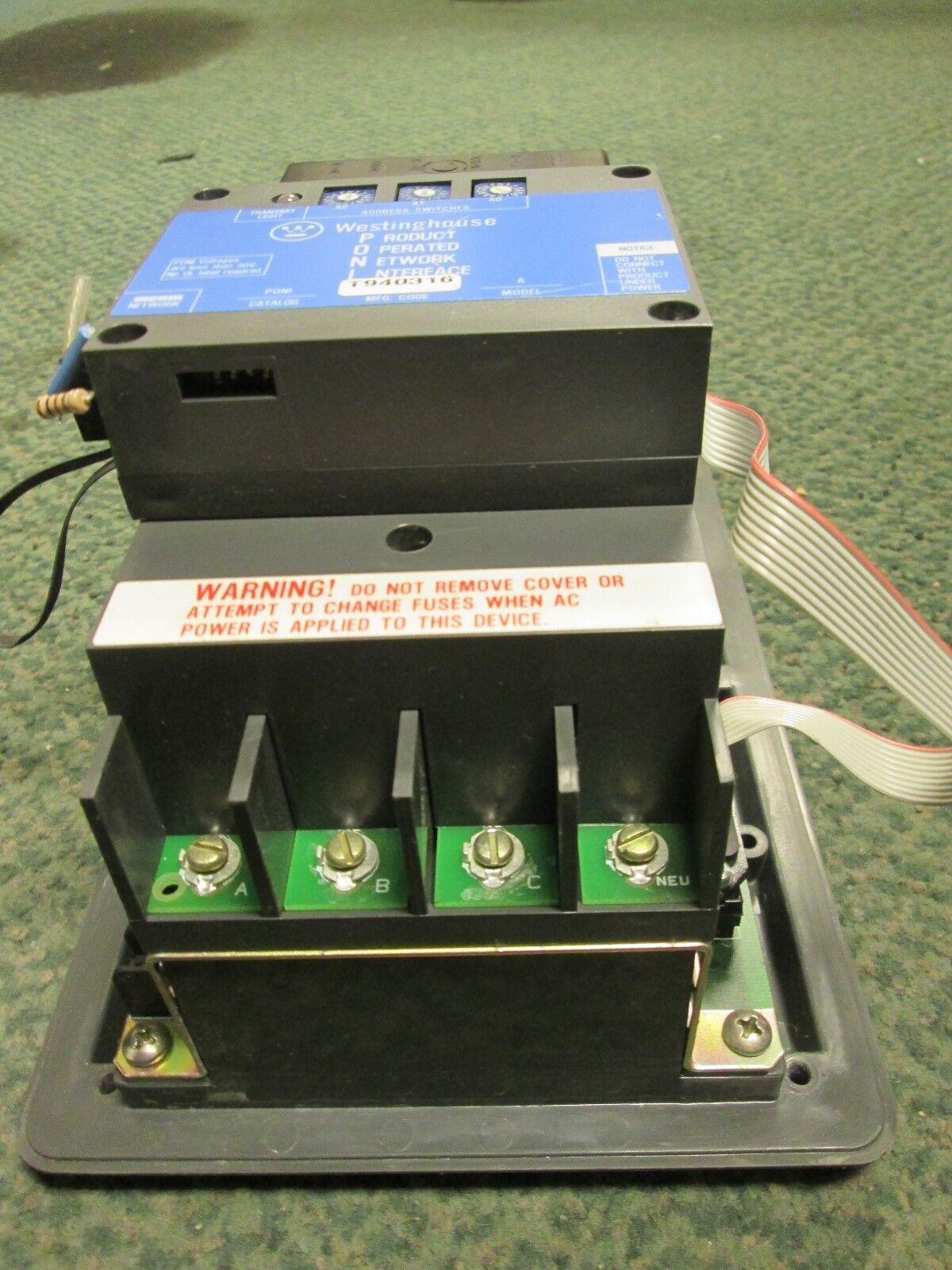 Westinghouse IQ Data Plus II Module 2D78522 9966D75G01 T940316 Used