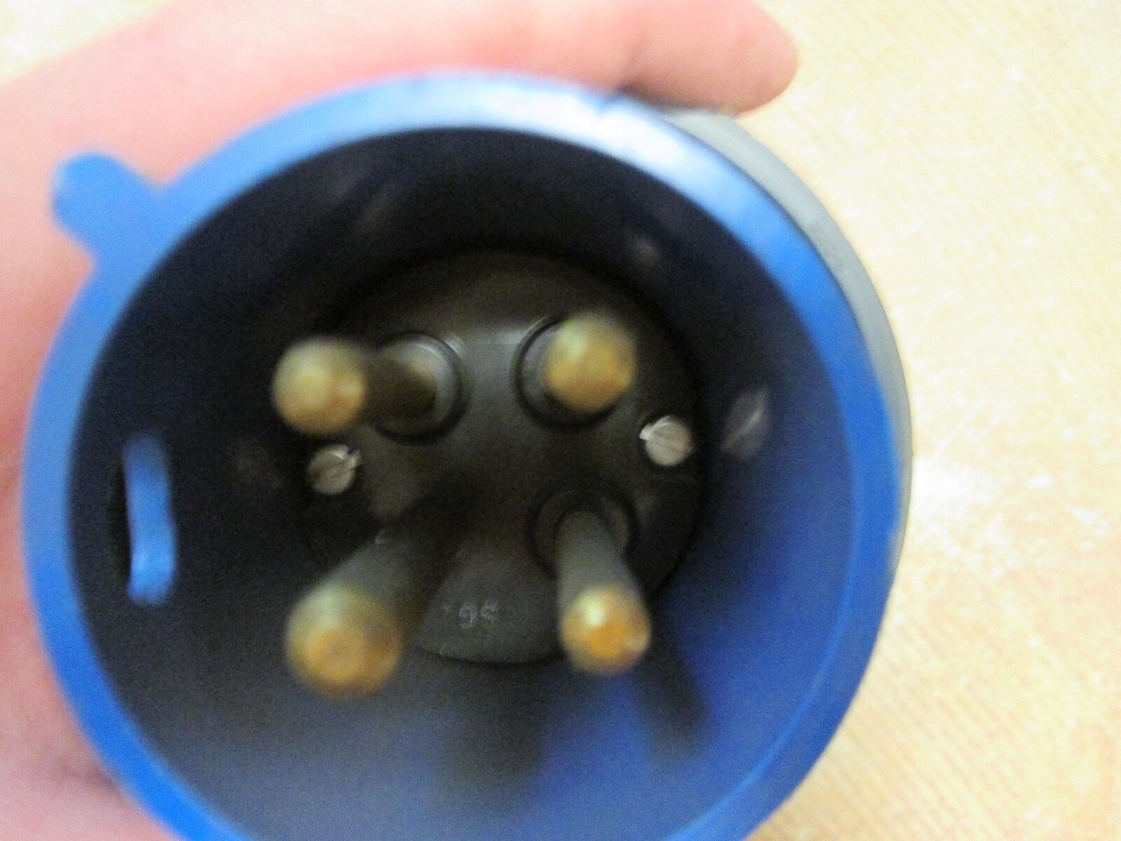 Hubbell Plug P-5752-1299h-357 4W 3P Watertight Used