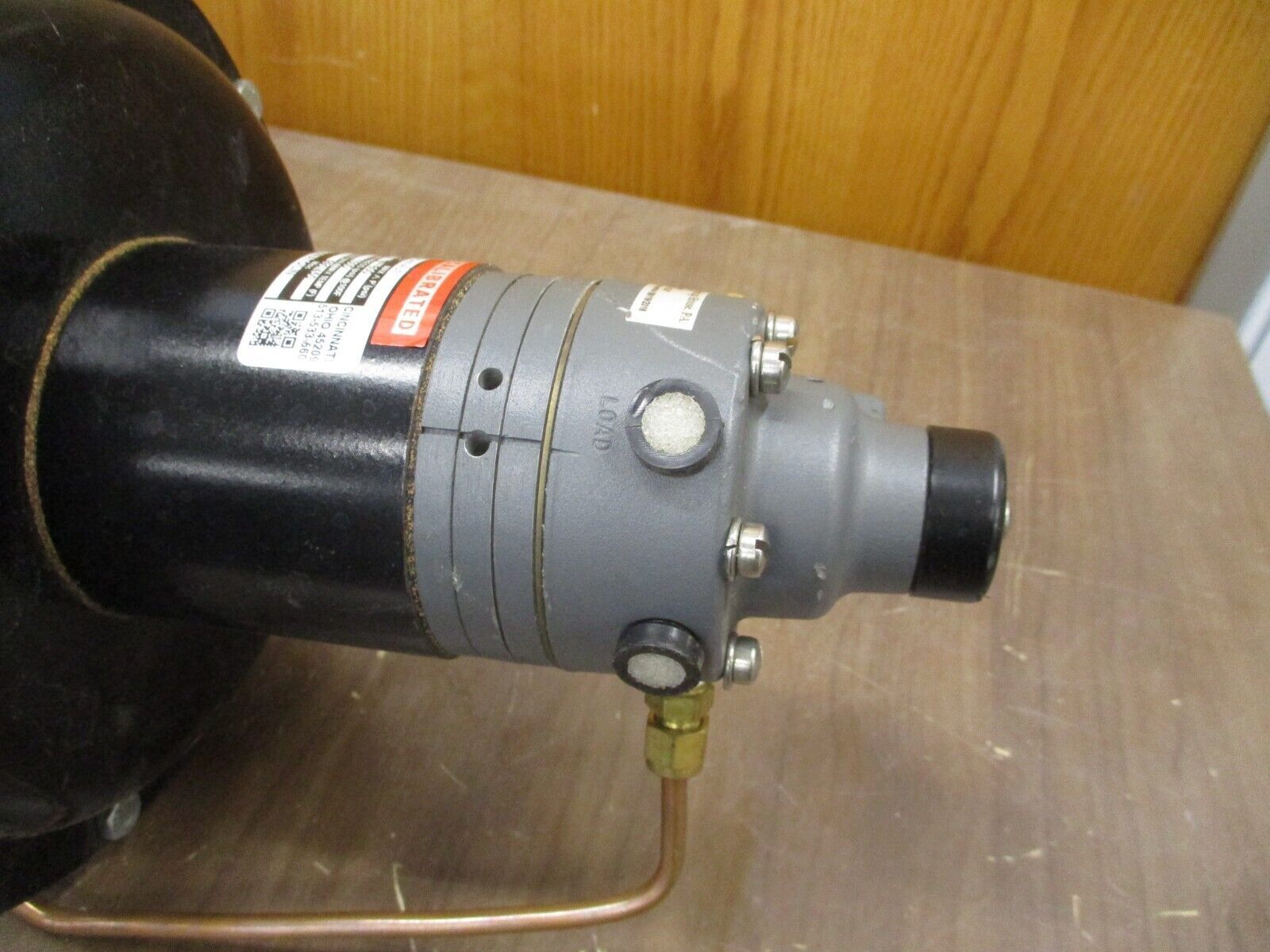 Jordan Valve Pneumatic Control Valve 78TP Size: 1/2" 1000PSI Max Seat: TEF Used