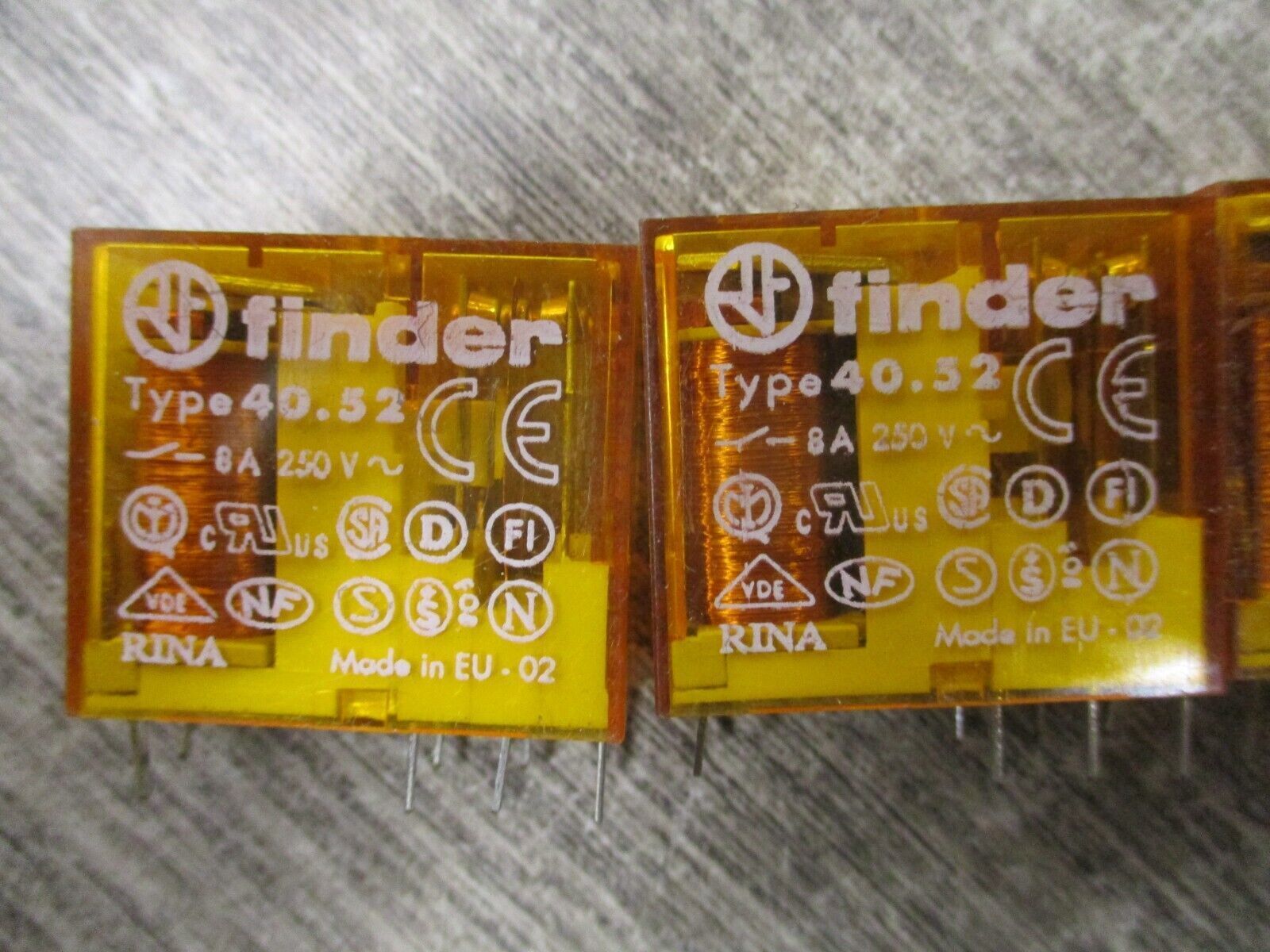 Finder Relay 40.42 24V *Lot of 4* Used
