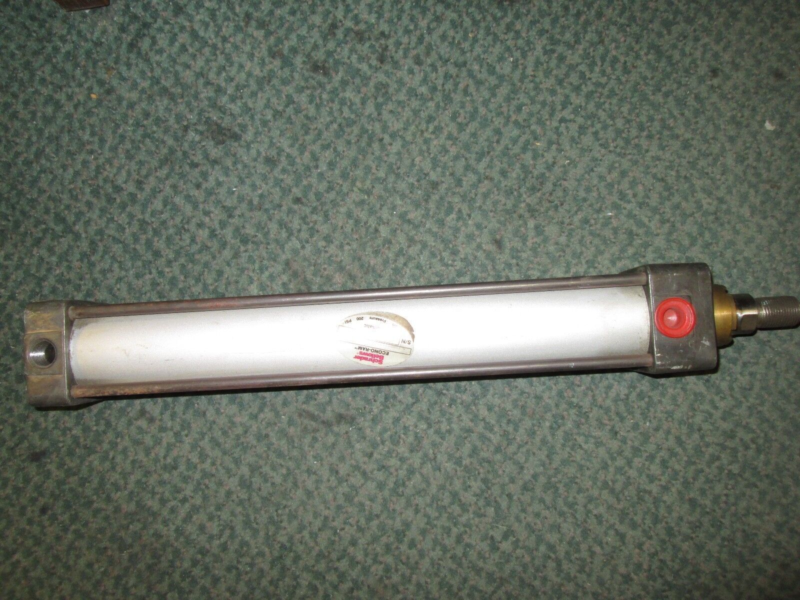 Schrader Bellows Econo-Ram Pneumatic Cylinder EHPR111321 200 PSI Used