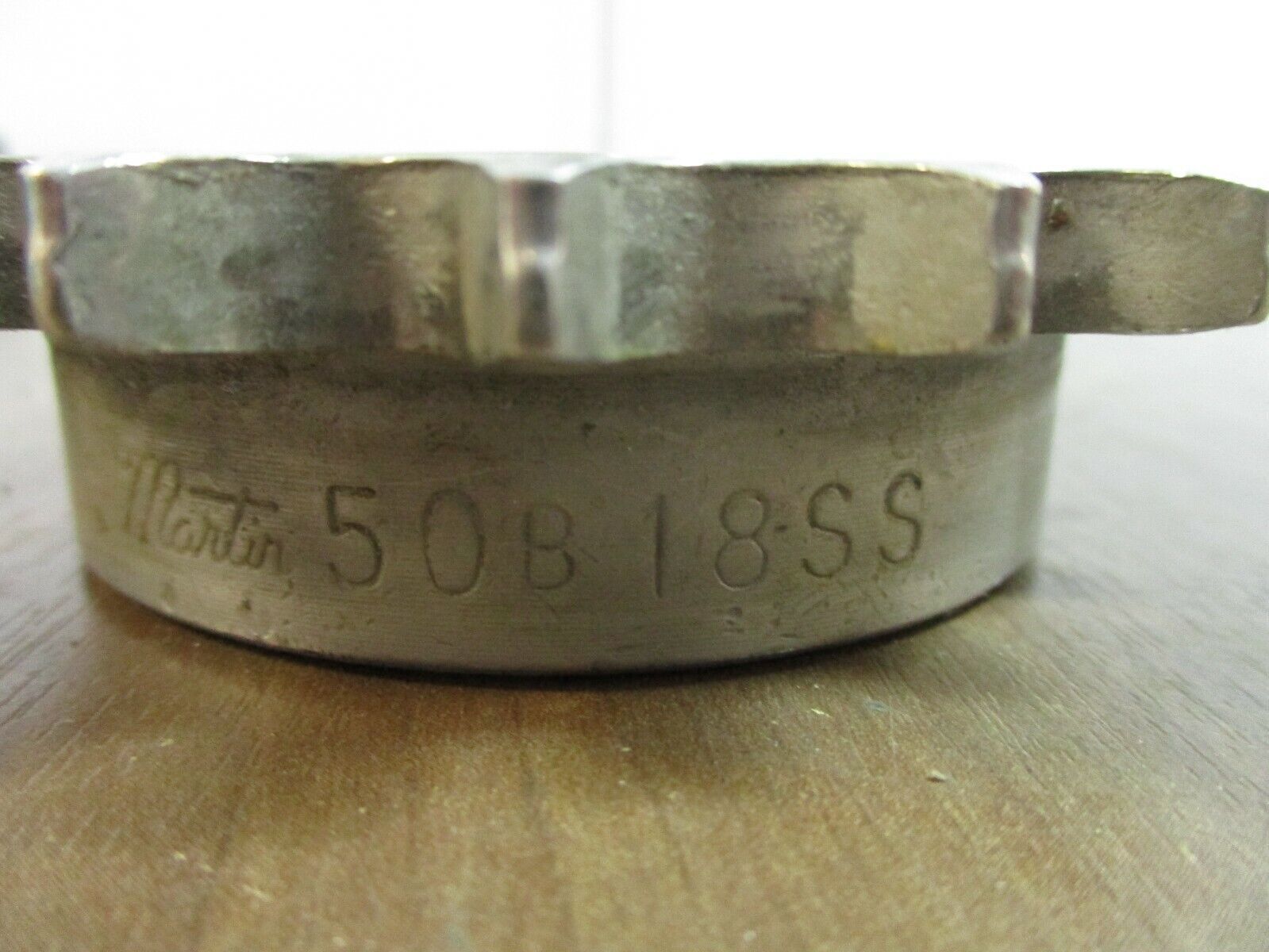 Martin Stainless Steel Sprocket 50B18SS Used