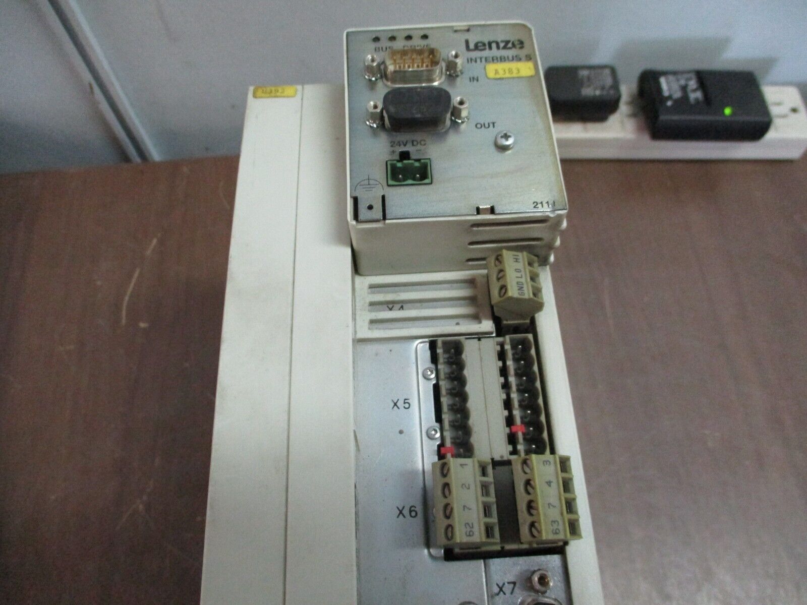 Lenze Servo Controller EVS9324-EP w/ Interbus S Module *Cracked Casing* Used