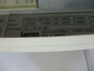 Lenze Servo Controller EVS9324-EP w/ Interbus S Module *Cracked Casing* Used