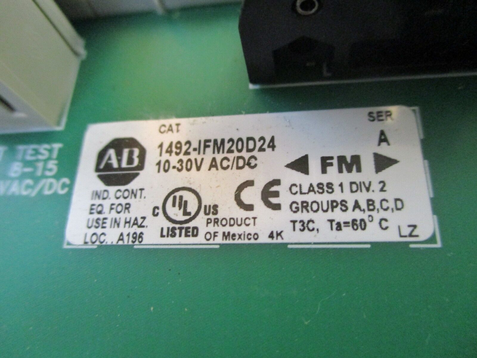 Allen-Bradley Interface Module 1492-IFM20D24 10-30V AC/DC Used