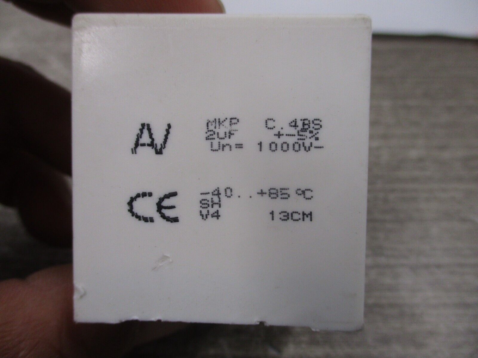 AV Arcotronics Capacitor MKP C. 4BS 2UF 1000V Used