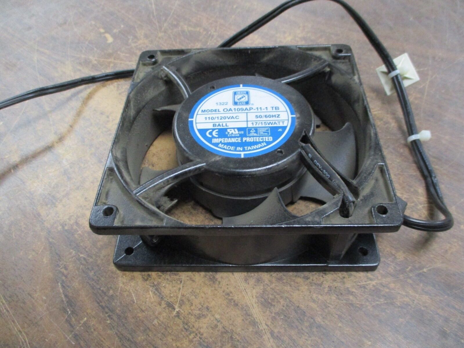 Orion Fan OA109AP-11-1 TB 110/120V 50/60Hz Used
