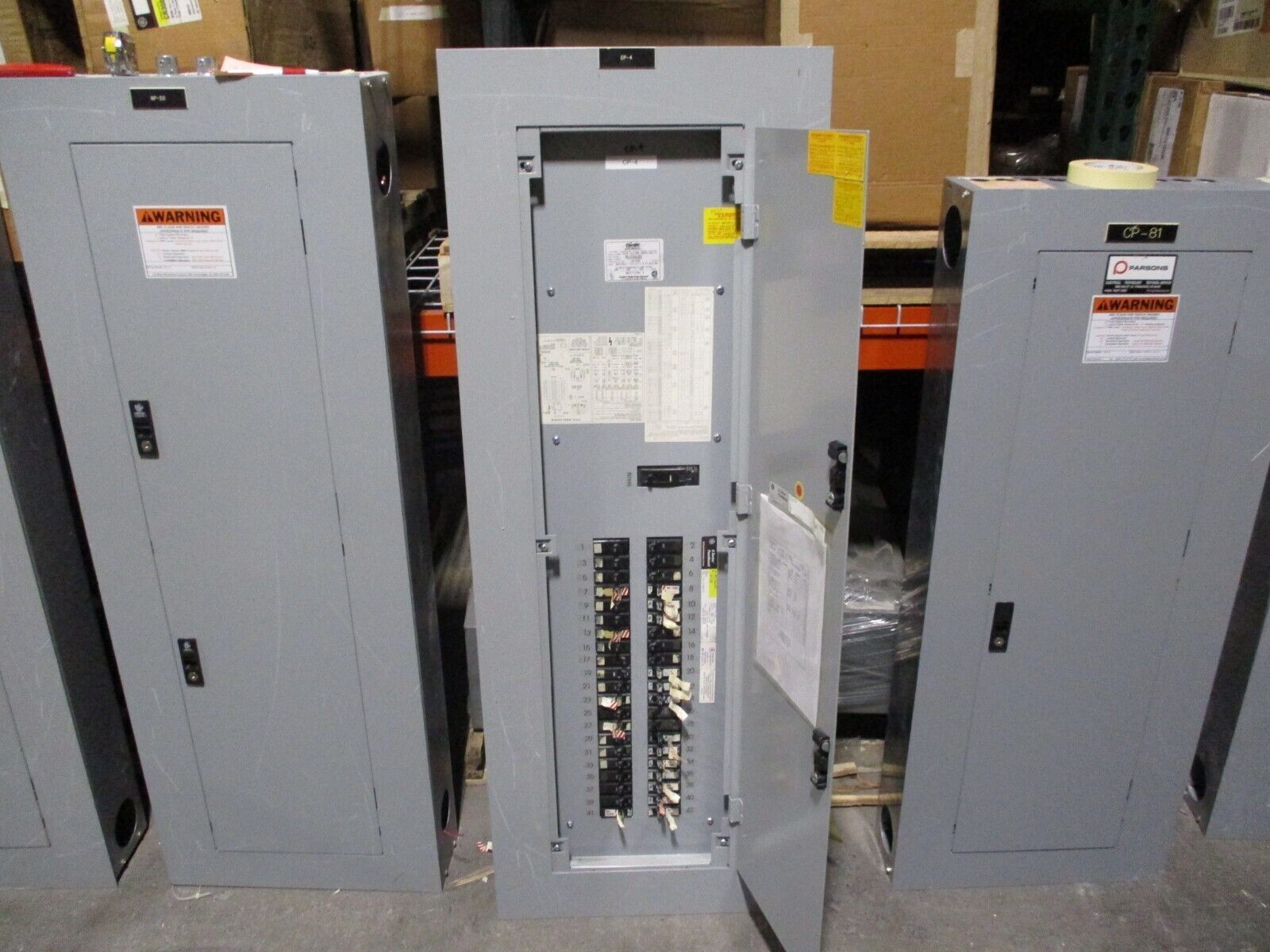 GE Main Breaker Circuit Breaker Panel AQF3422ABX 225A Max, 225A Main 240V Used