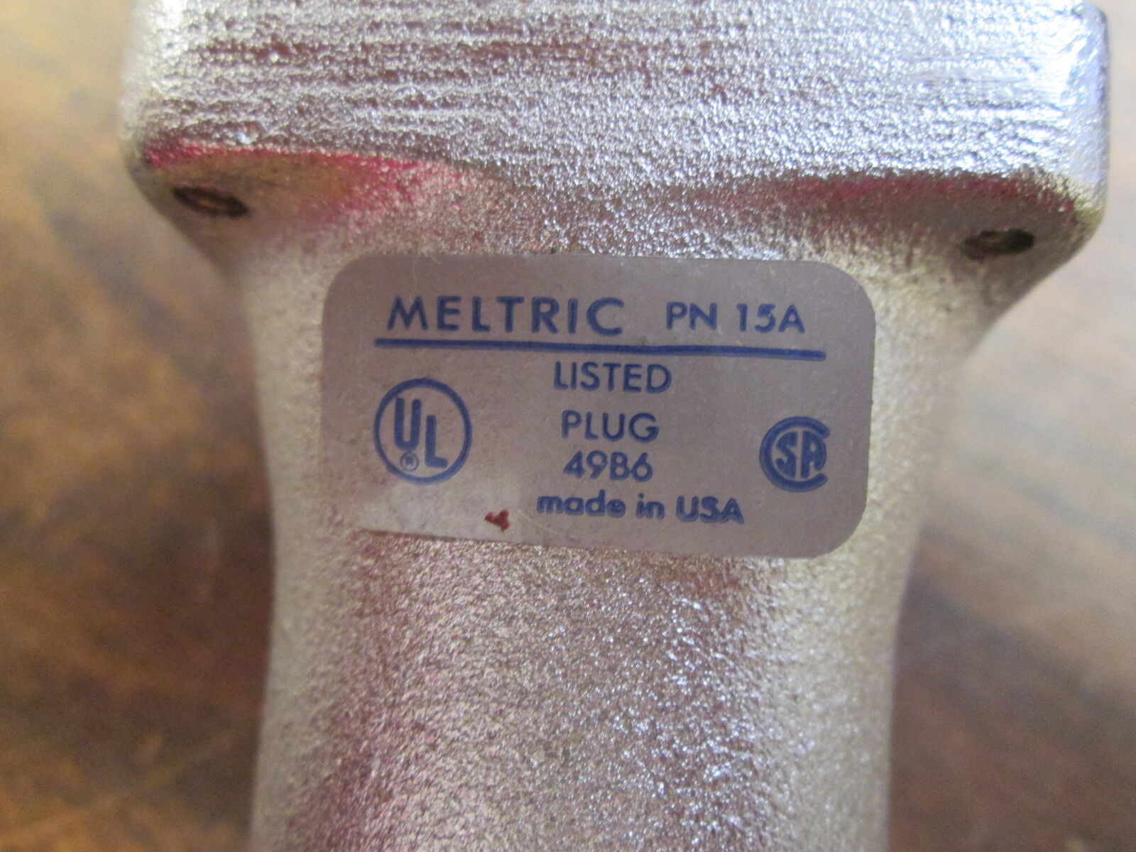 Meltric Plug 09-2113-H091U 15A 600V New Surplus