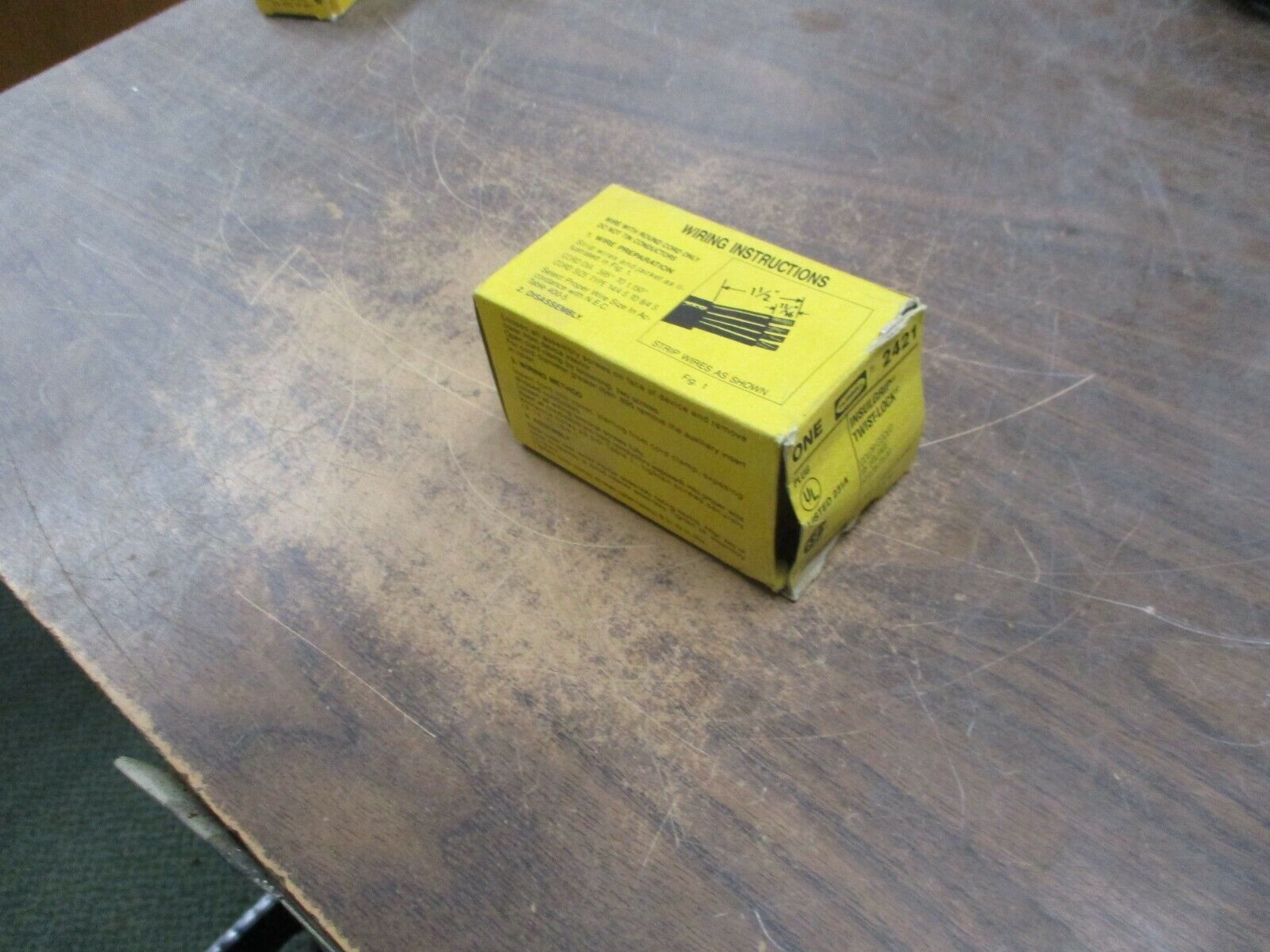 Hubbell Insulgrip Twist-Lock Plug 2421 20A 250V 3Ph New Surplus