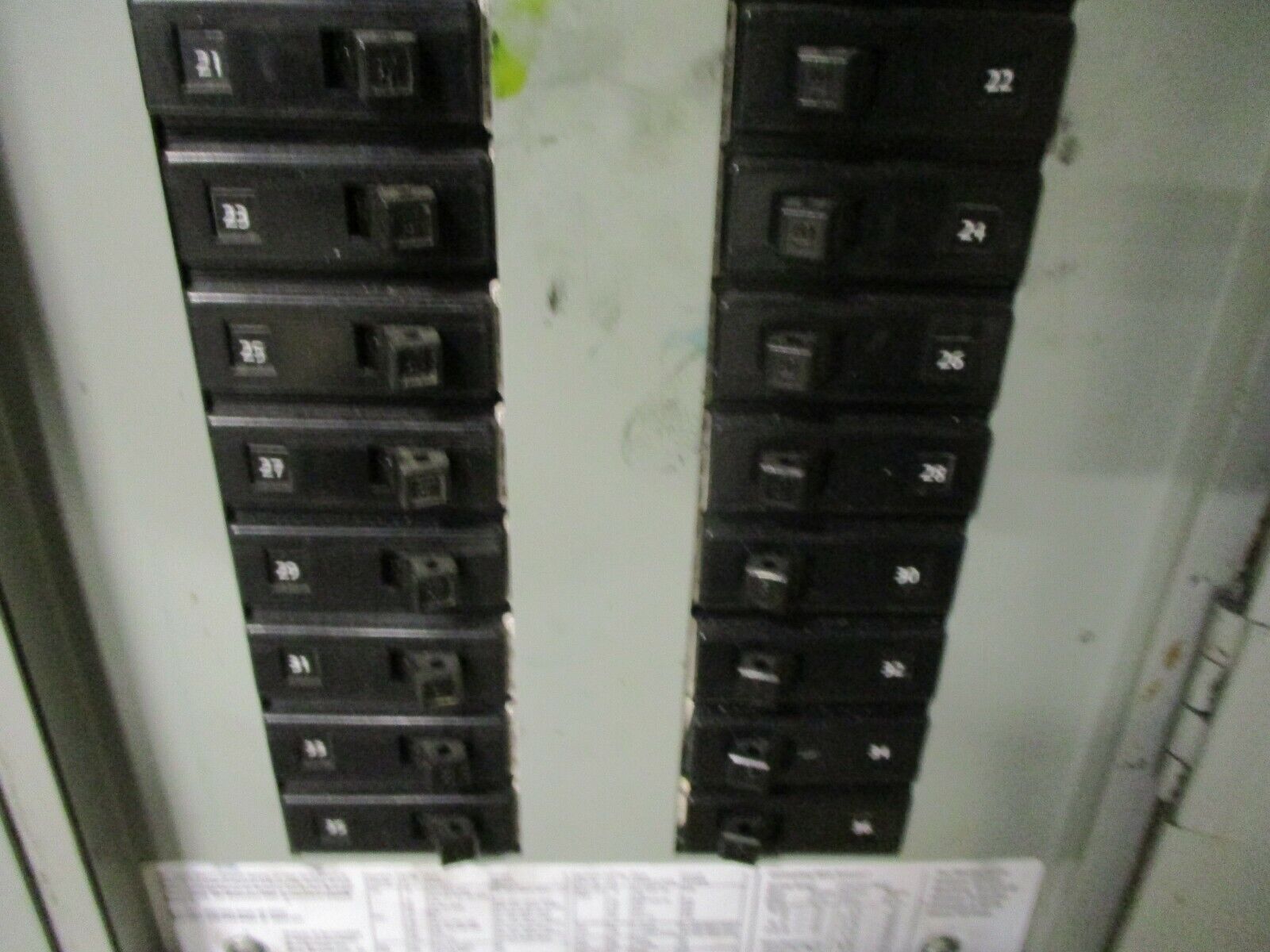 Westinghouse Main Breaker Circuit Breaker Panel 5158C03G20 225A Max 208Y/120 3Ph