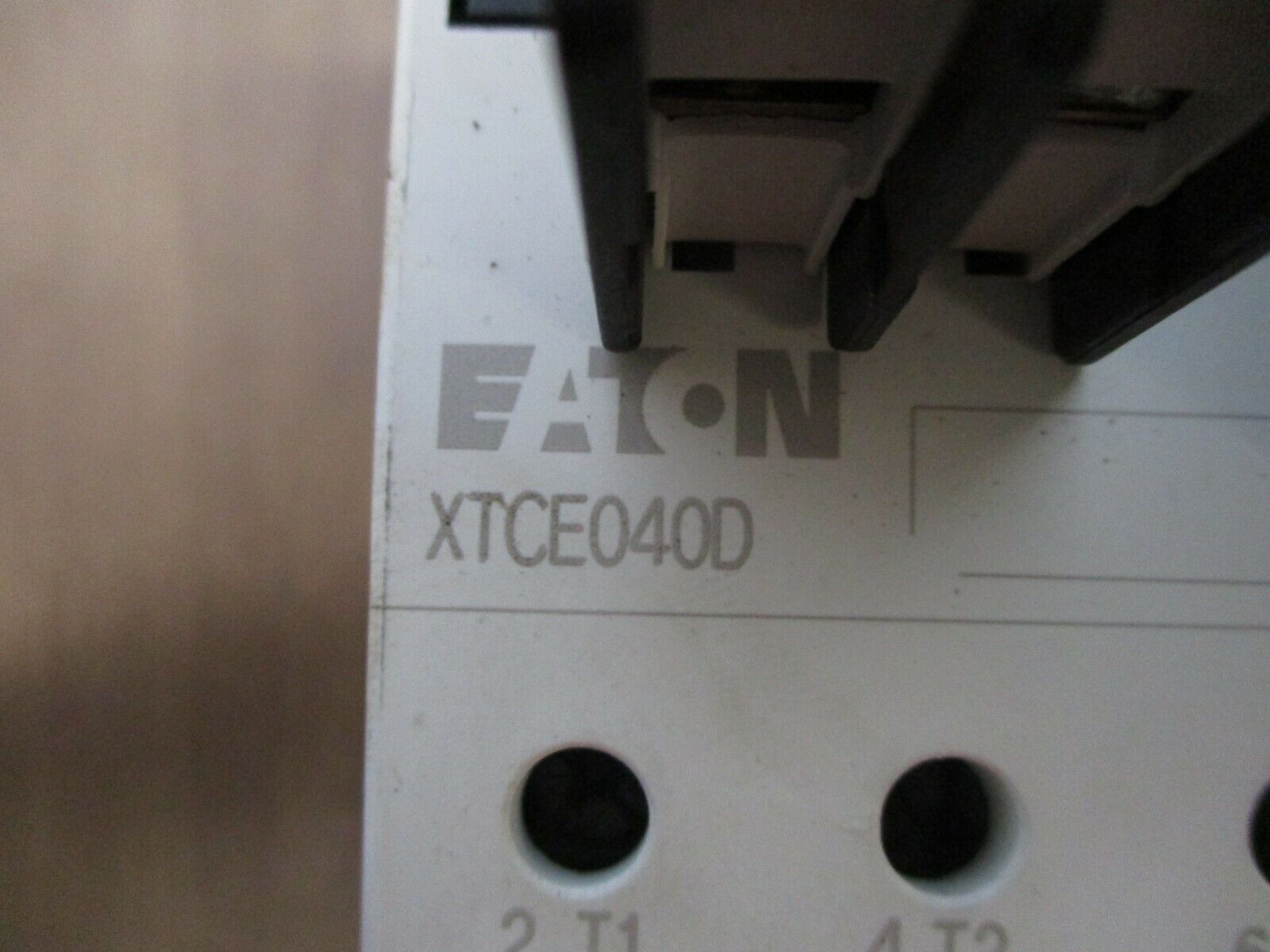 Eaton Reversing Contactor XTCE040D 120V Coil w/(2) Aux Contact Block Used