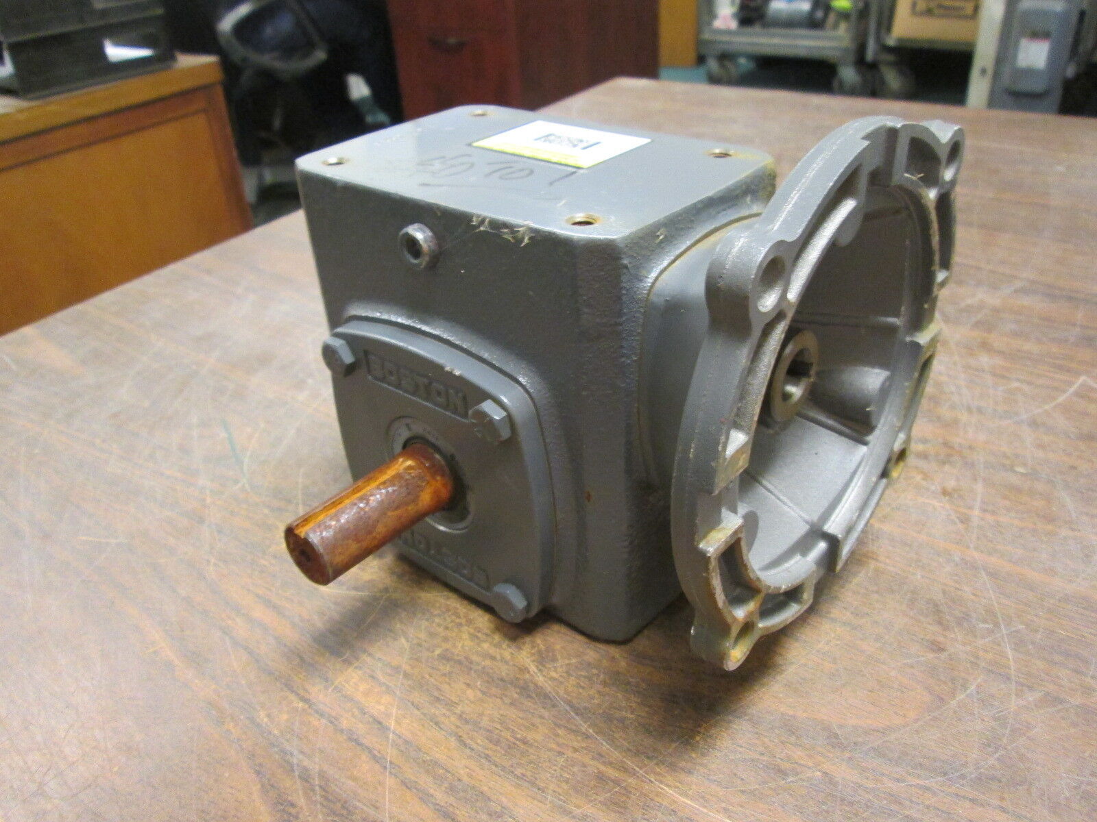 Boston Gear Reducer F718-40-B5-H Ratio 40:1 0.57HP In 609 In/Lb Torque Out Used
