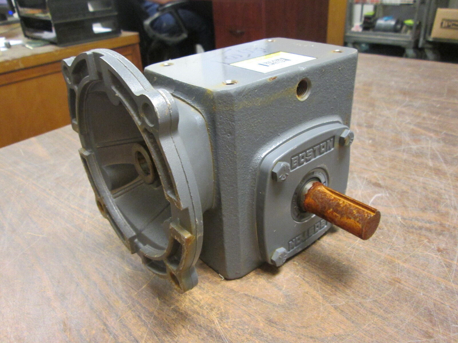 Boston Gear Reducer F718-40-B5-H Ratio 40:1 0.57HP In 609 In/Lb Torque Out Used