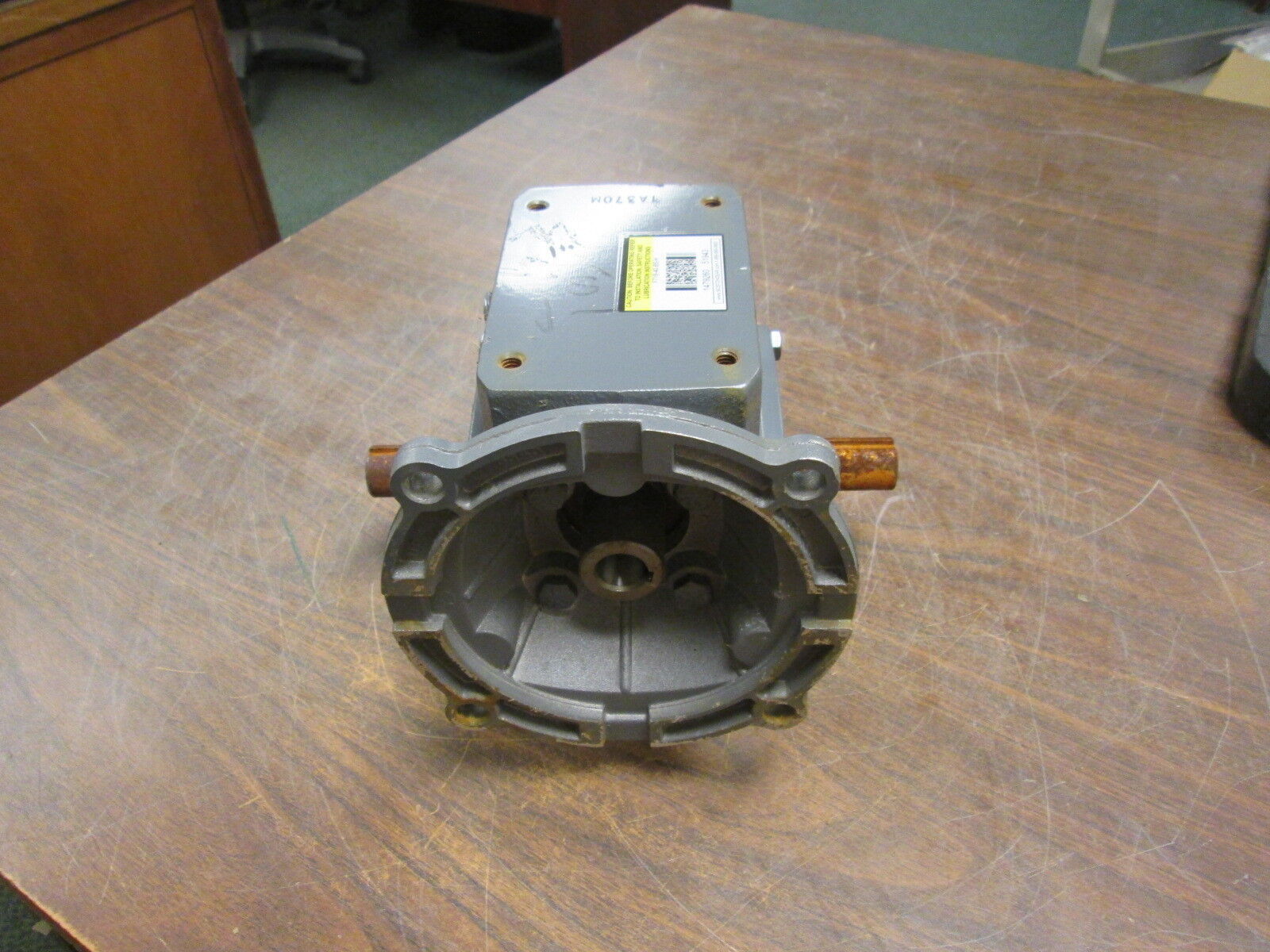 Boston Gear Reducer F718-40-B5-H Ratio 40:1 0.57HP In 609 In/Lb Torque Out Used