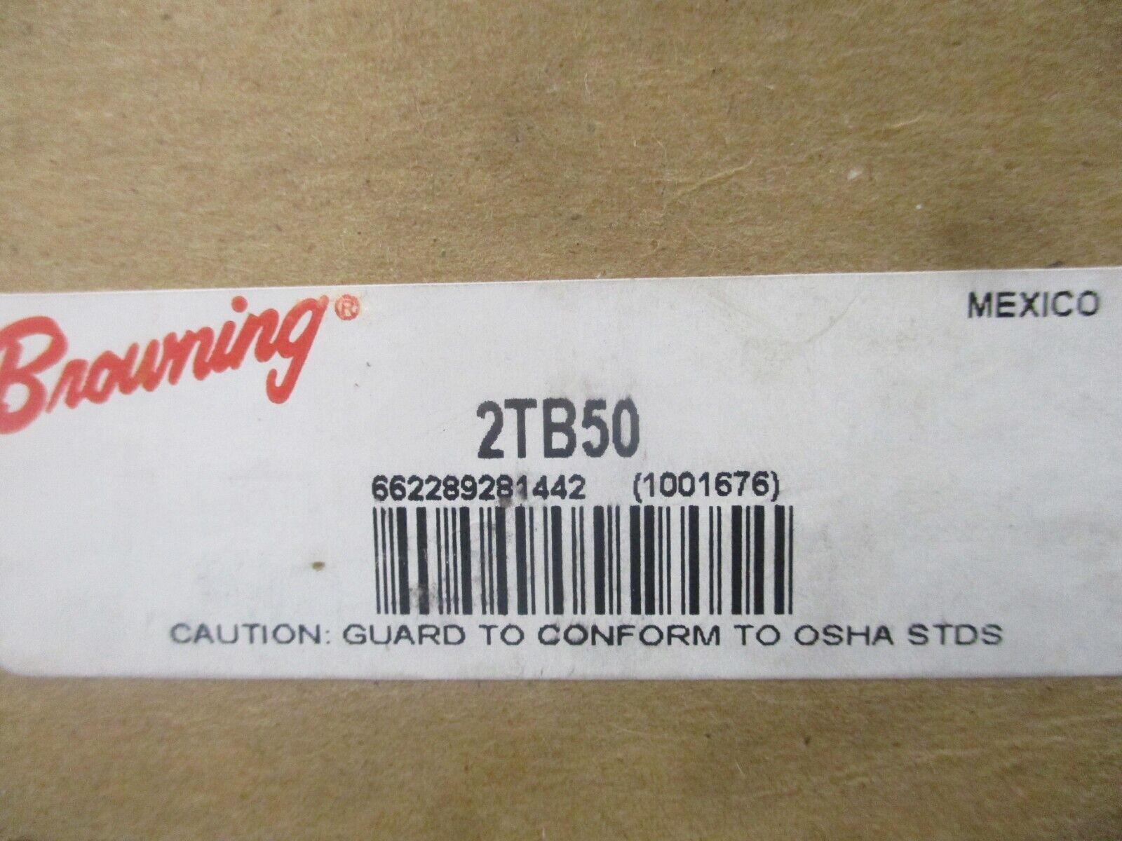 Browning V-Belt Pulley 2TB50 New Surplus