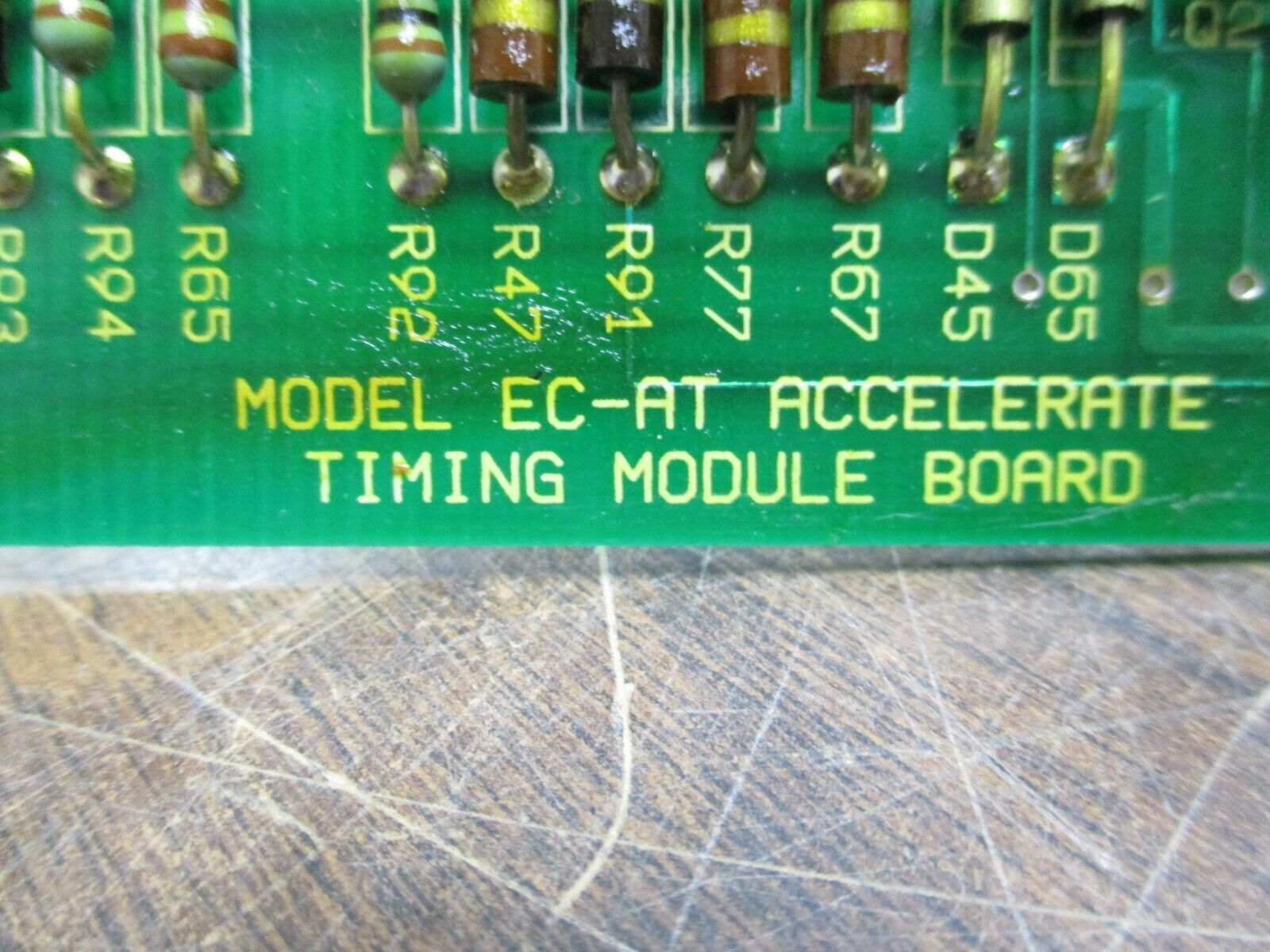 Master Control Systems Accelerate Timing Module Board EC-AT Used