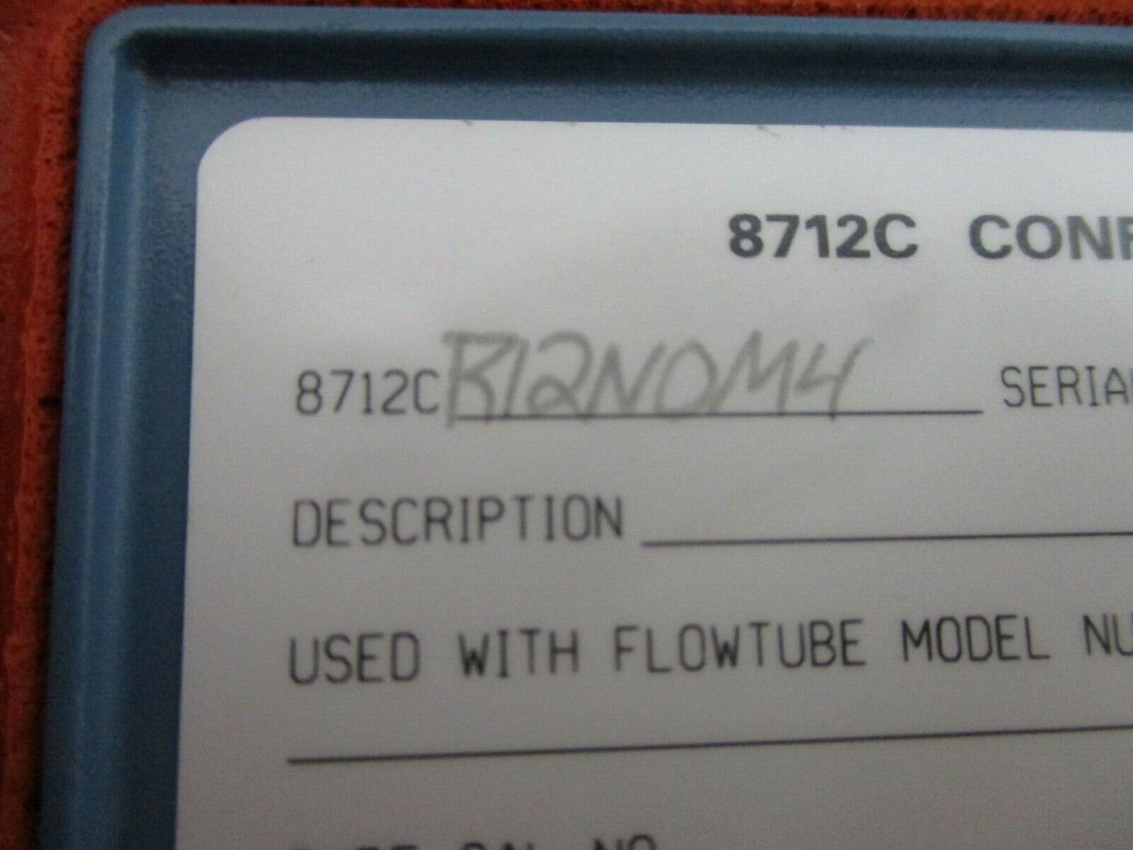 Rosemount Smart Family Magnetic Flow Transmitter 8712CR12N0M4 Used