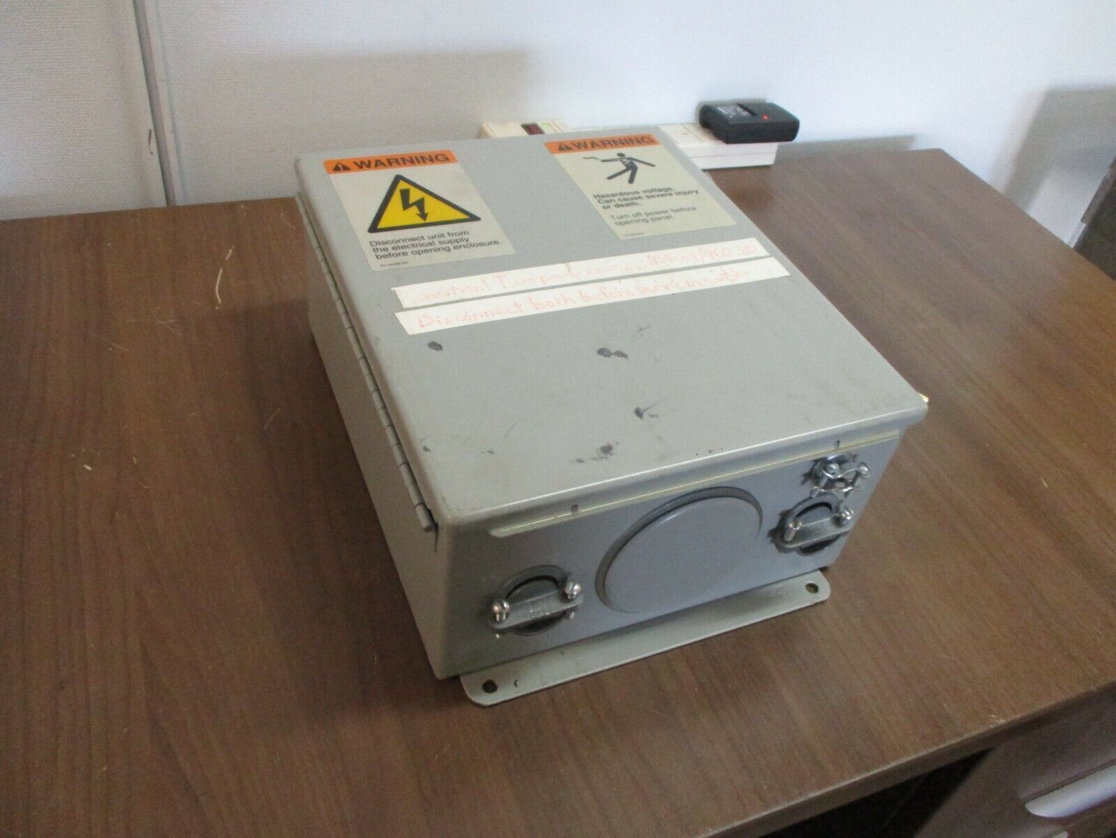 Hoffman Type 12, 13 Enclosure A-1210CH Size: 12x10x5" Used