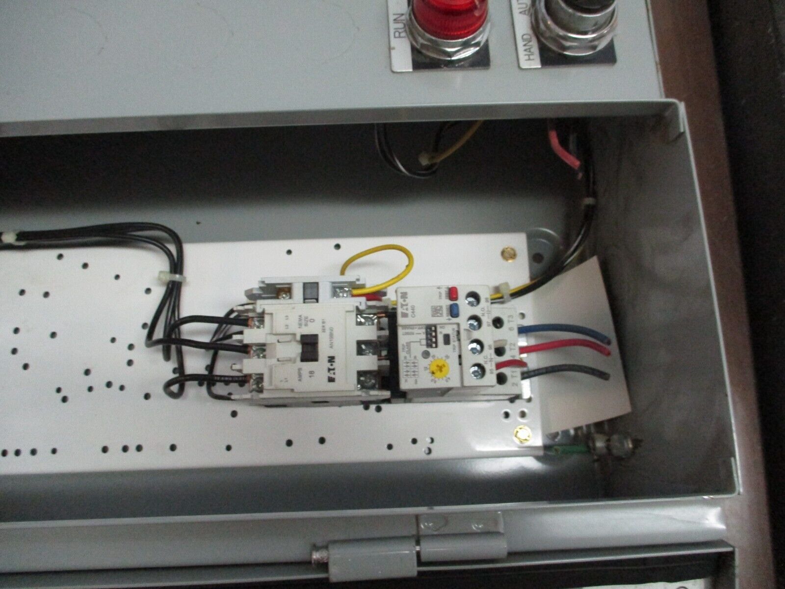 Eaton Size 0 Fusible Combination ECN1601AJB 120V Coil Trip: 4-20A Used