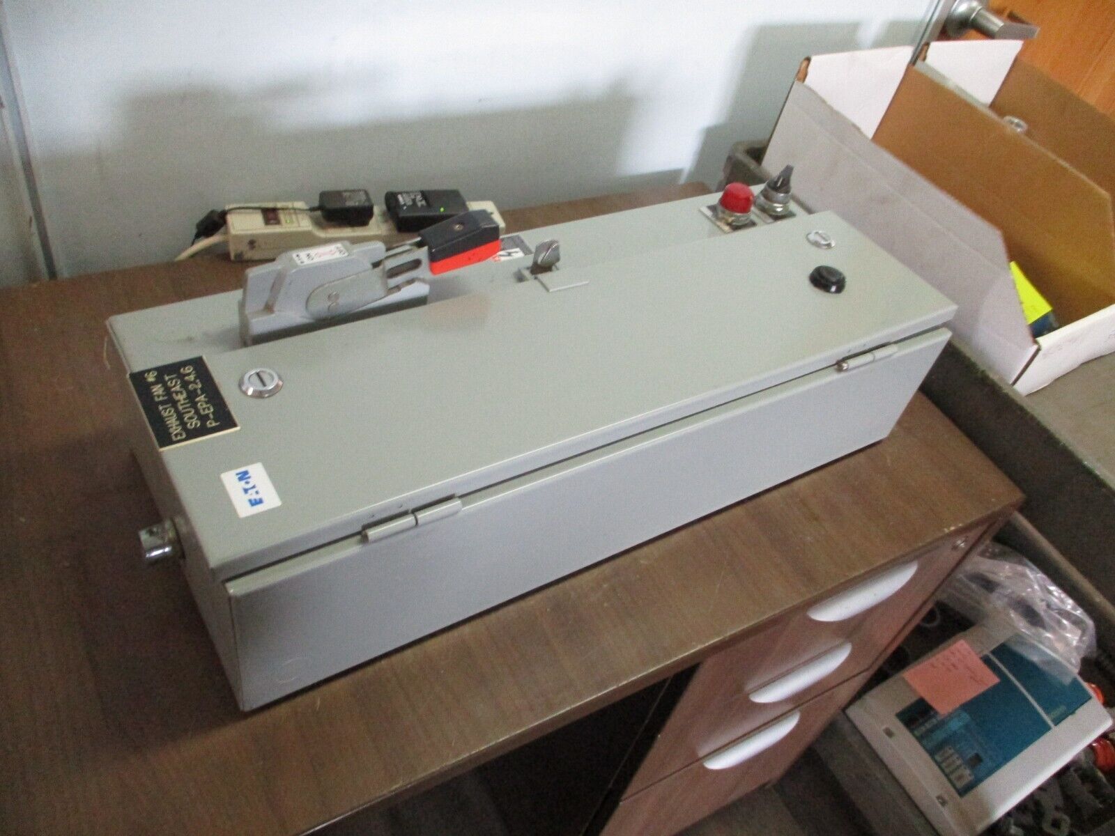 Eaton Size 0 Fusible Combination ECN1601AJB 120V Coil Trip: 4-20A Used