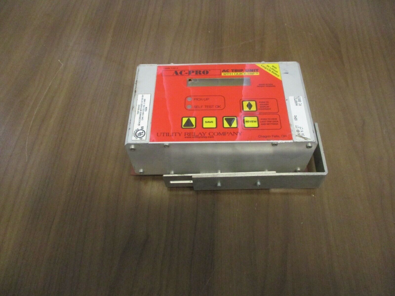 Utility Relay Company AC-Pro AC Trip Unit w/ Quick Trip T-361-2 Used