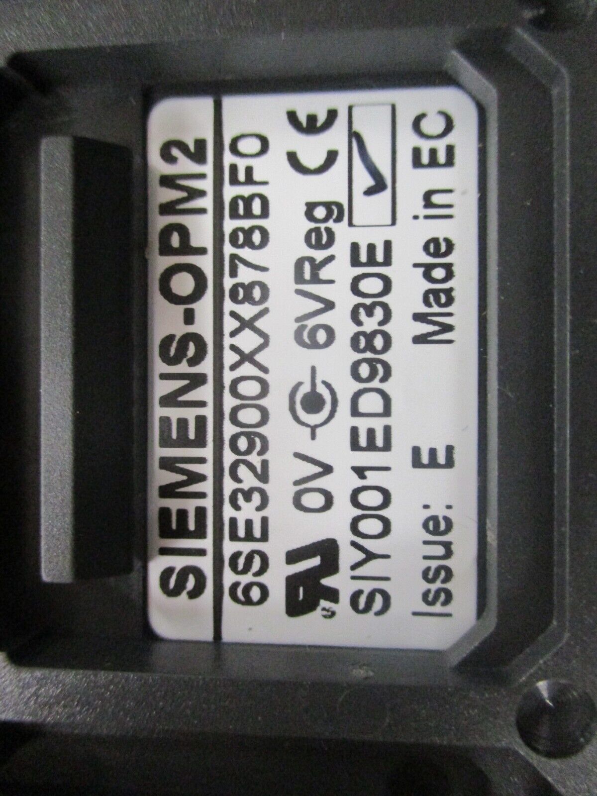 Siemens OPM2 Clear Text Display Keypad 6SE32900XX878BF0 Iss. E New Surplus