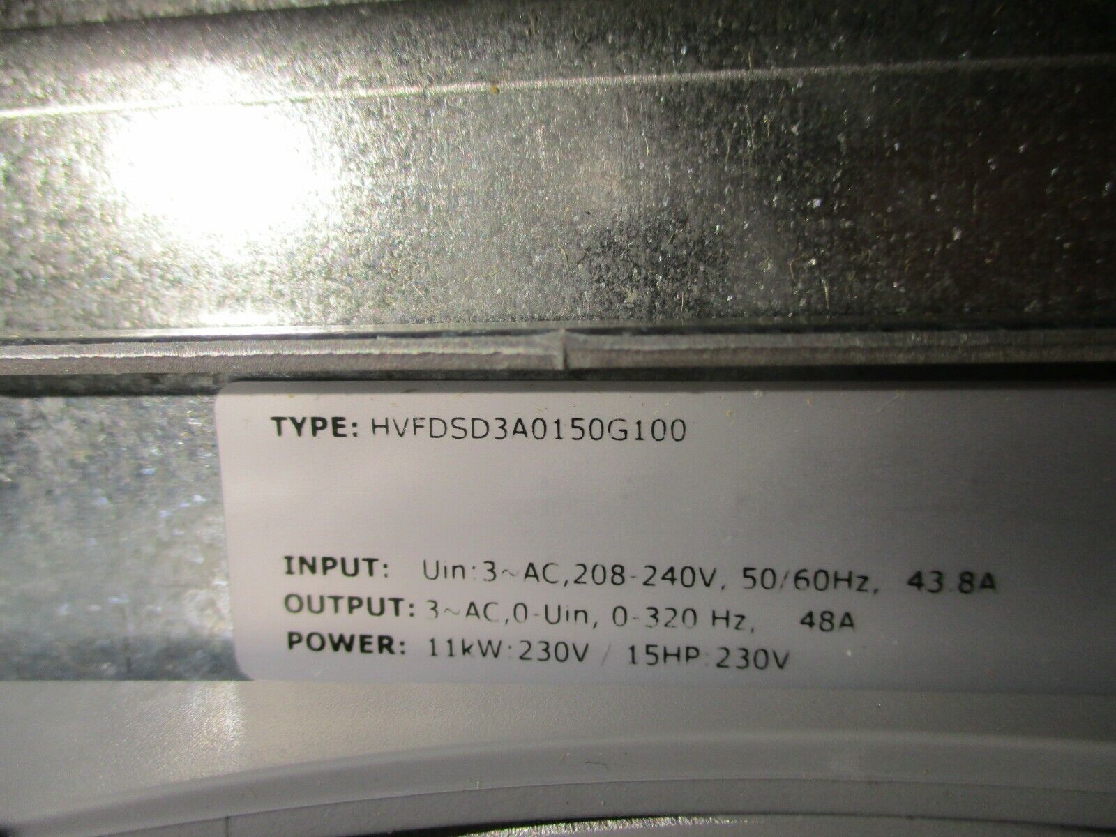 Honeywell Smart VFD AC Drive w/ Disconnect HVFDSD3A0150G100 15HP New Surplus