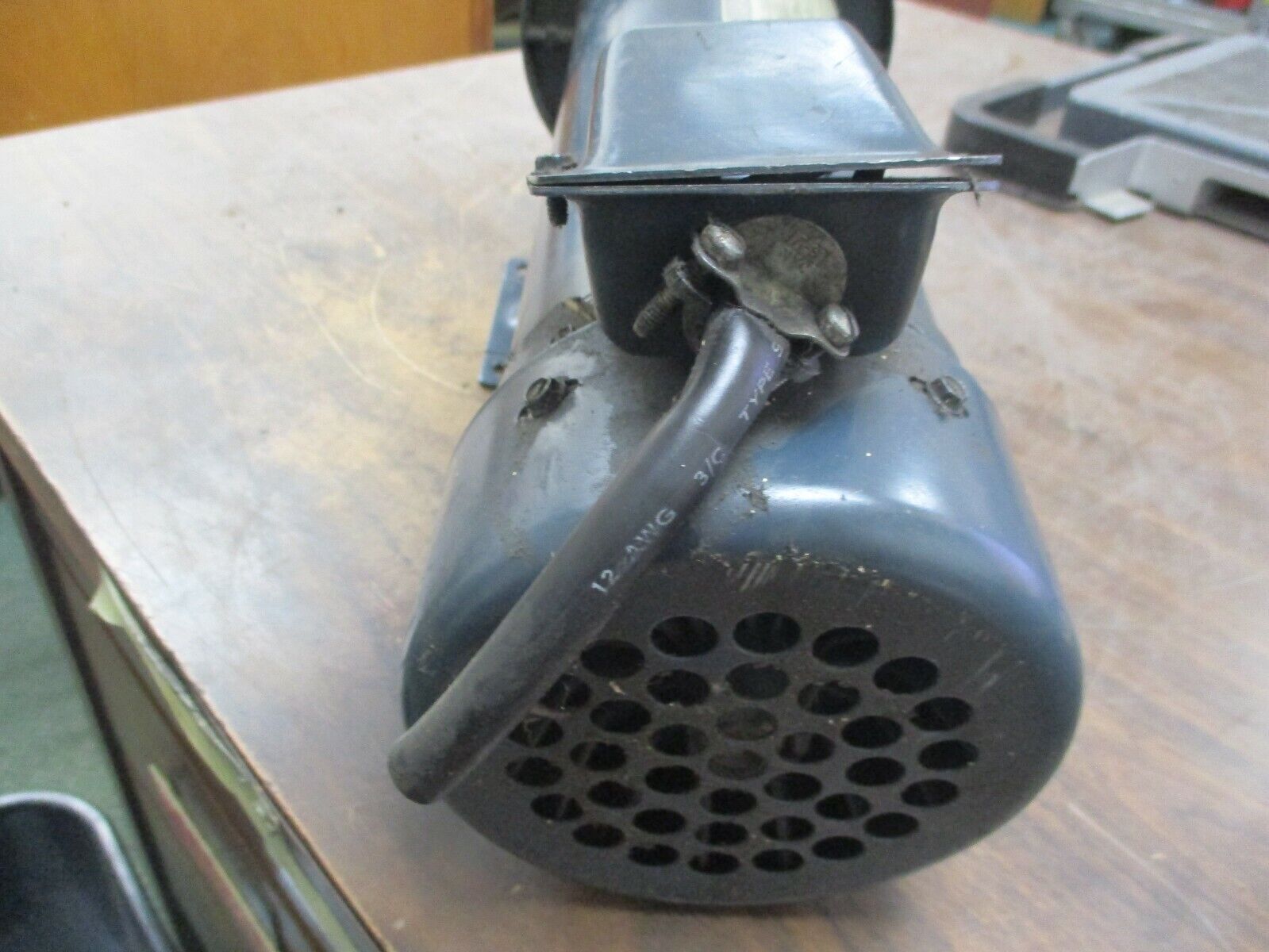 Electrol Co. DC Motor M4621AB 1.0HP 1800RPM 180V 5.35A ENCL:TEFC Used