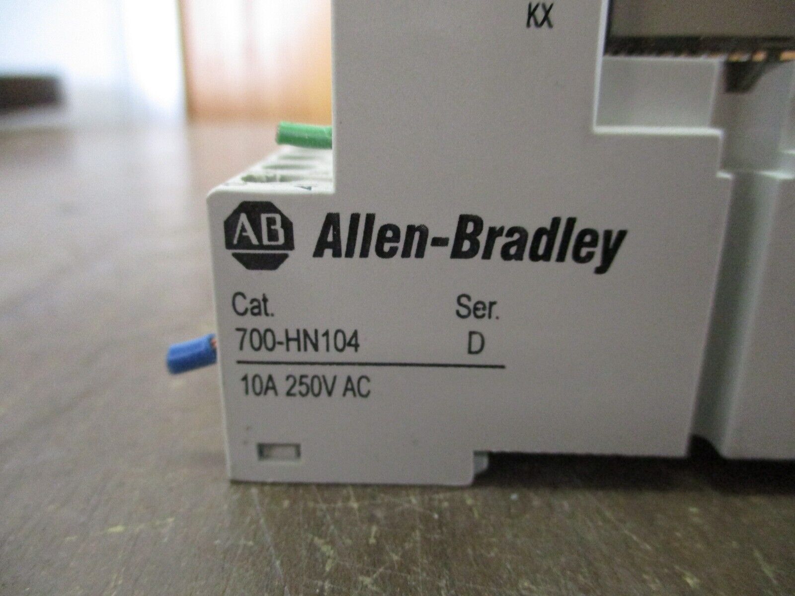 Allen-Bradley Relay w/ Base 700-HC14A1 Ser. D 120V Coil 700-HN104 Base Used